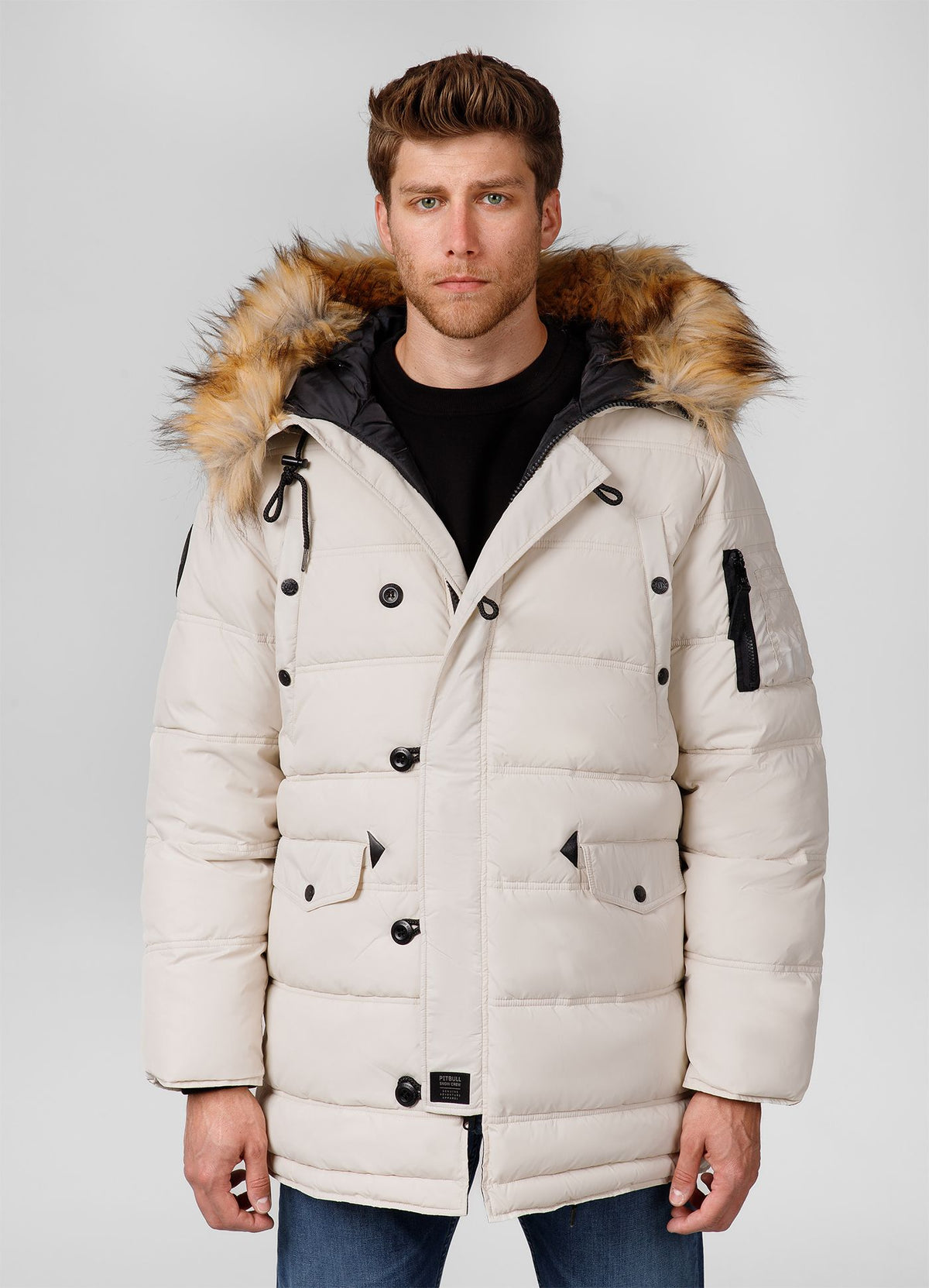 Quilted winter parka jacket with hood KINGSTON II