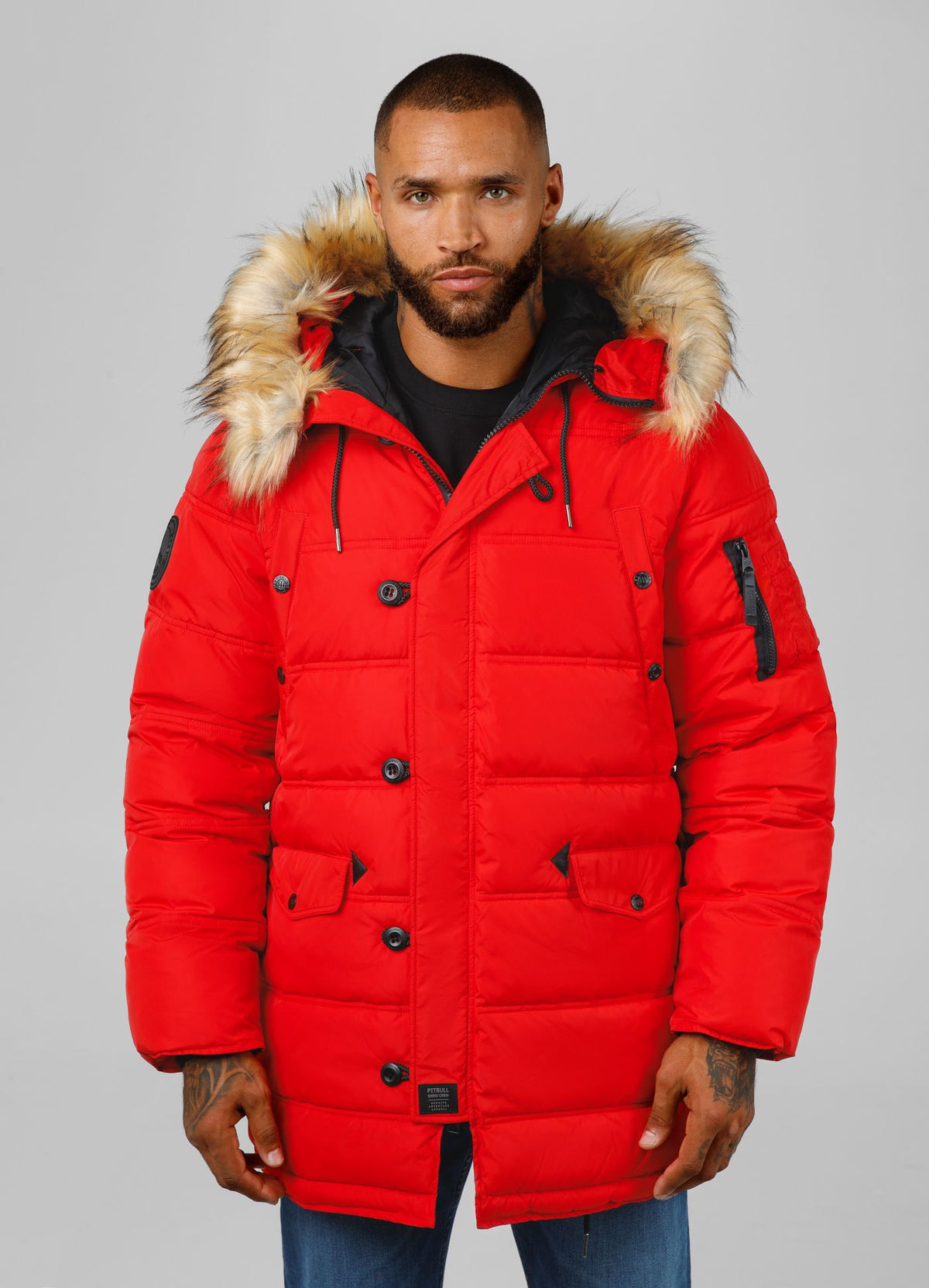 Quilted winter parka jacket with hood KINGSTON II