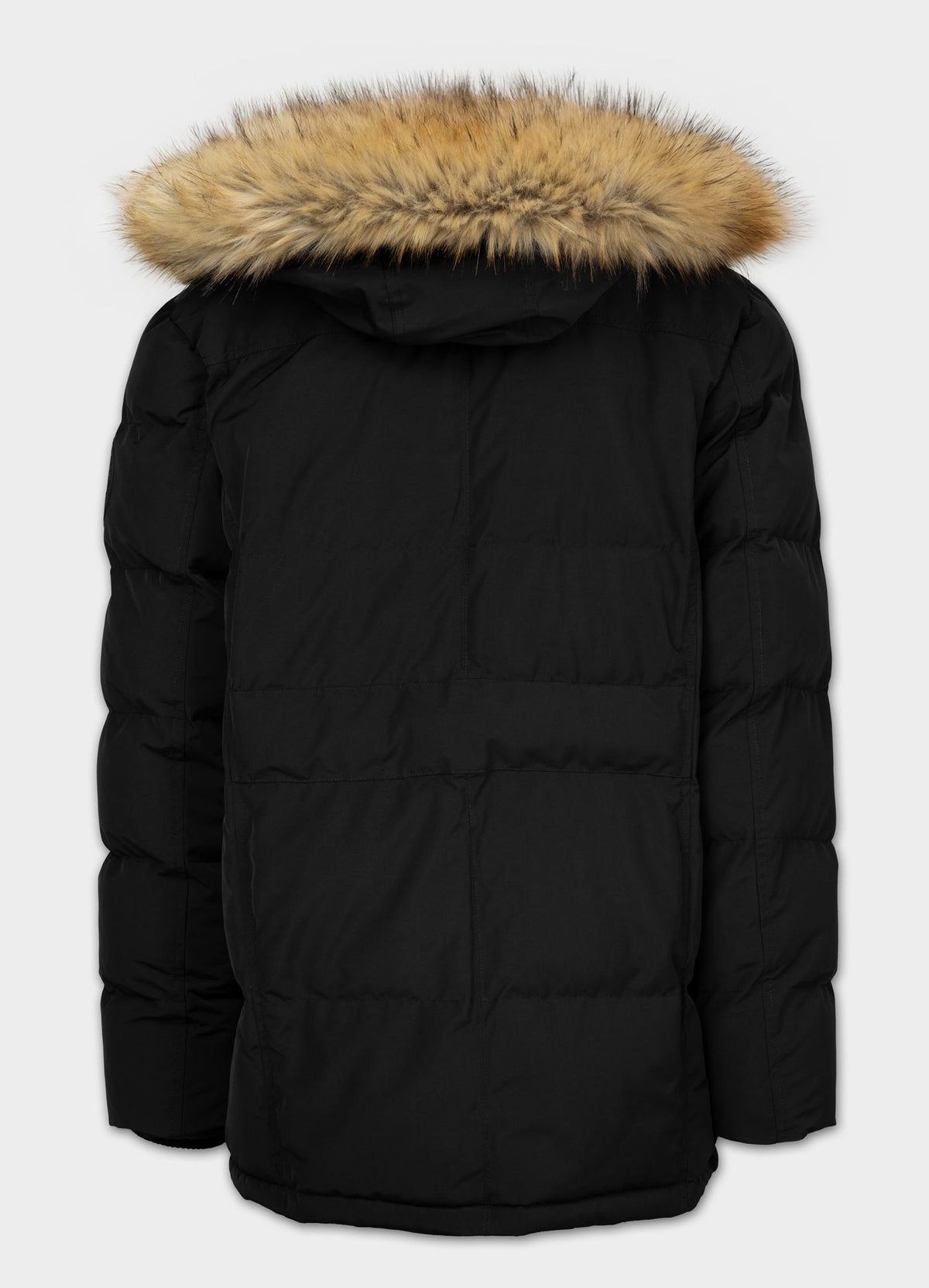 Quilted winter parka jacket with hood FOREST