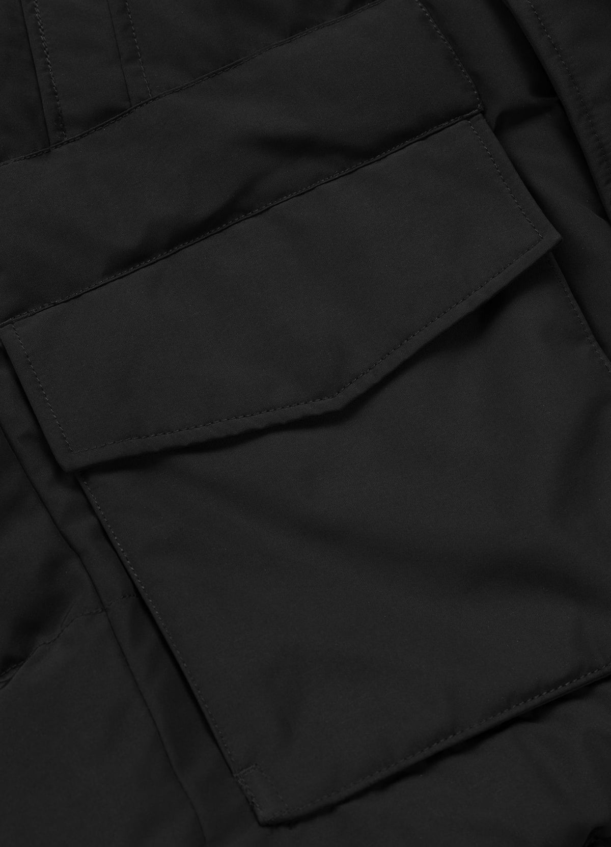 Quilted winter parka jacket with hood FOREST