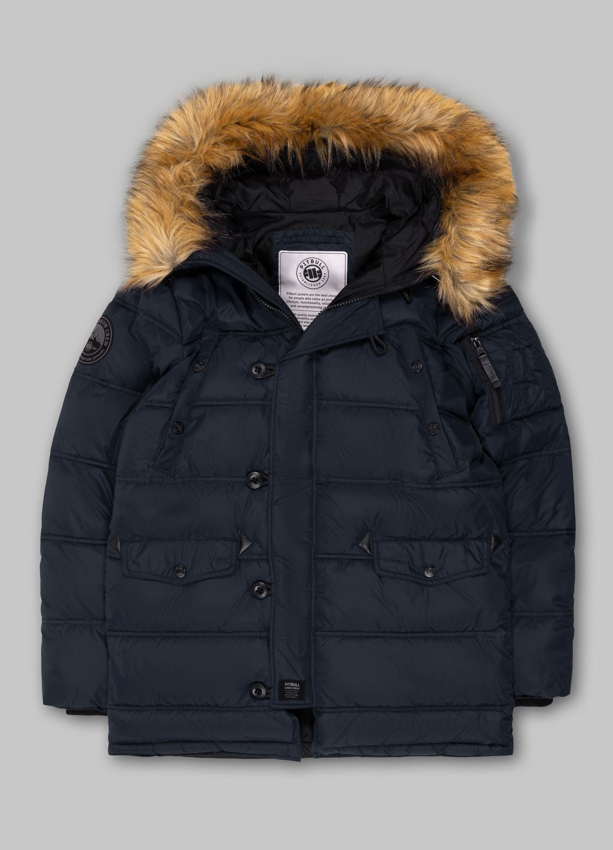 Quilted winter parka jacket with hood KINGSTON II