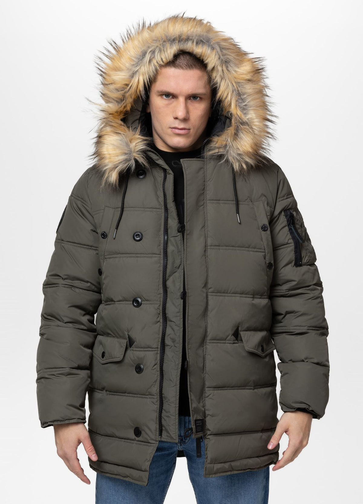 Quilted winter parka jacket with hood KINGSTON II