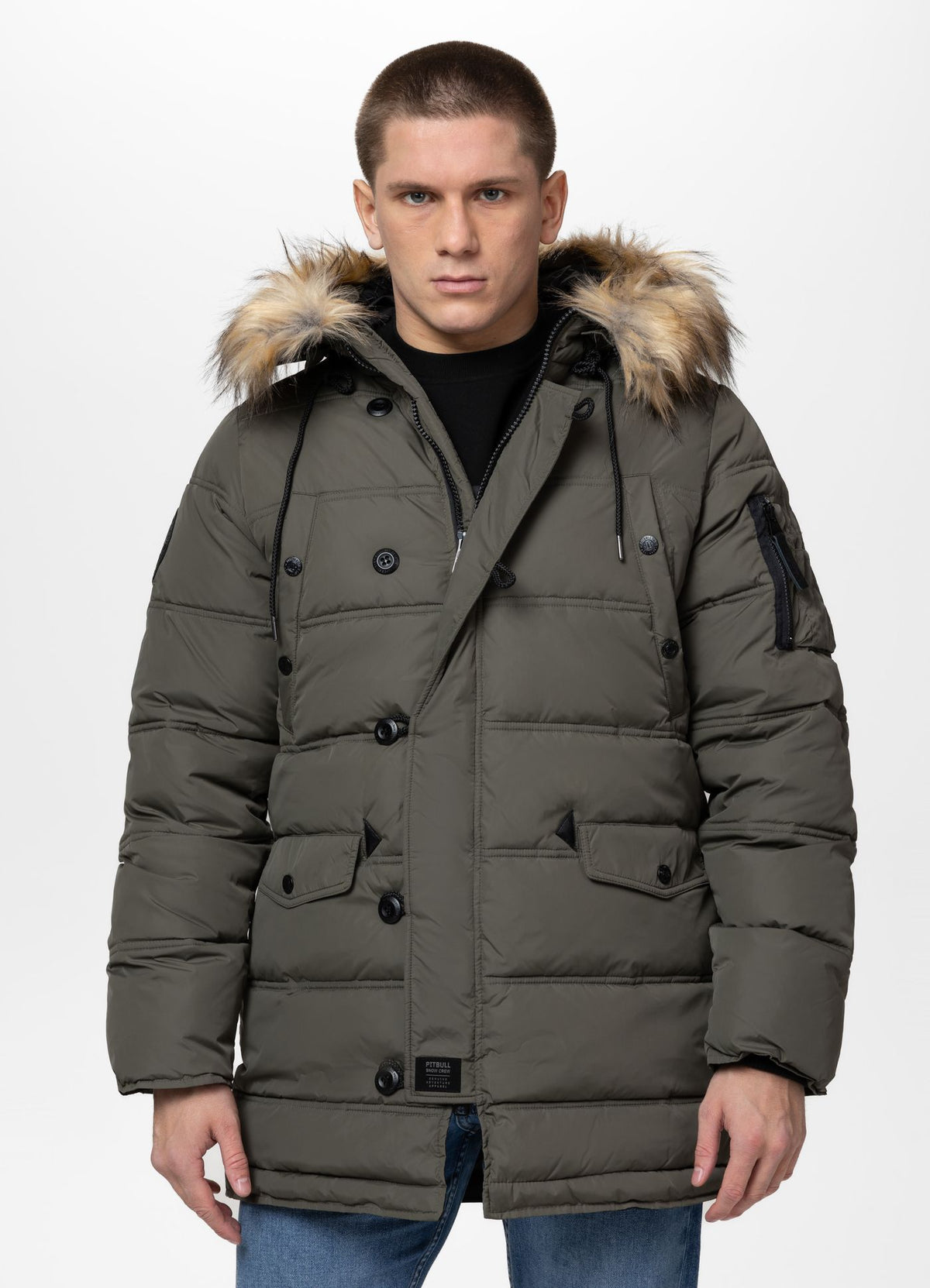 Quilted winter parka jacket with hood KINGSTON II