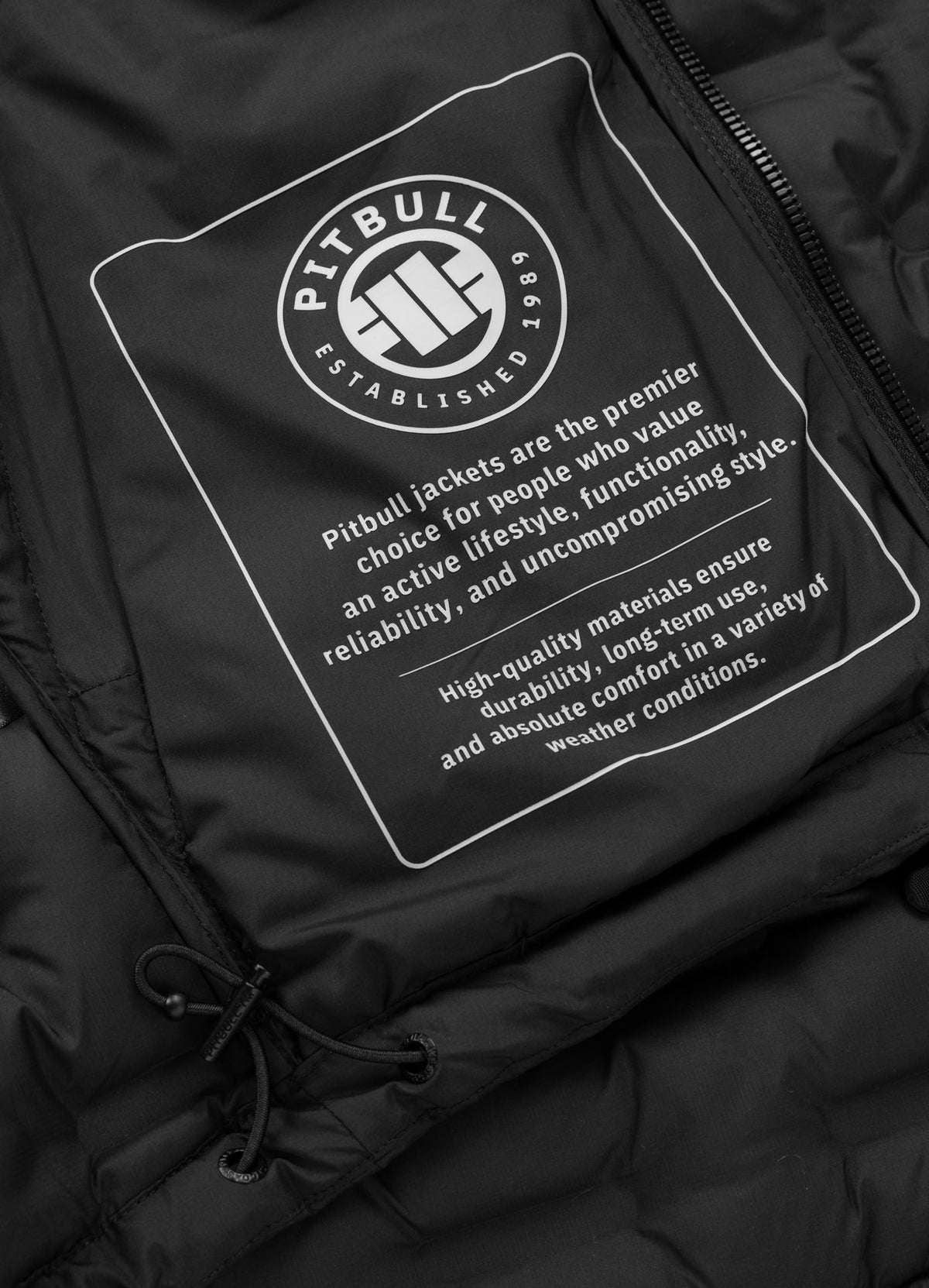 Quilted winter jacket with hood CAMINO