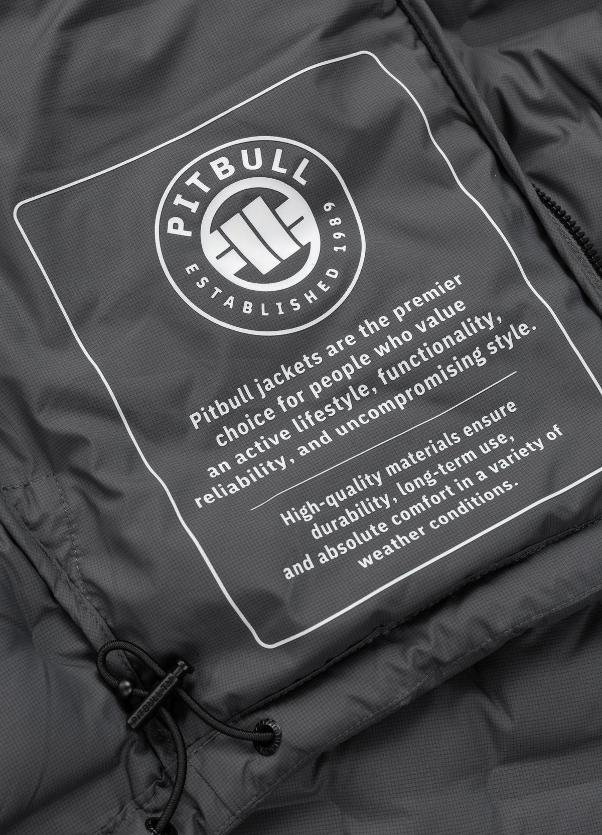 Quilted winter jacket with hood CAMINO