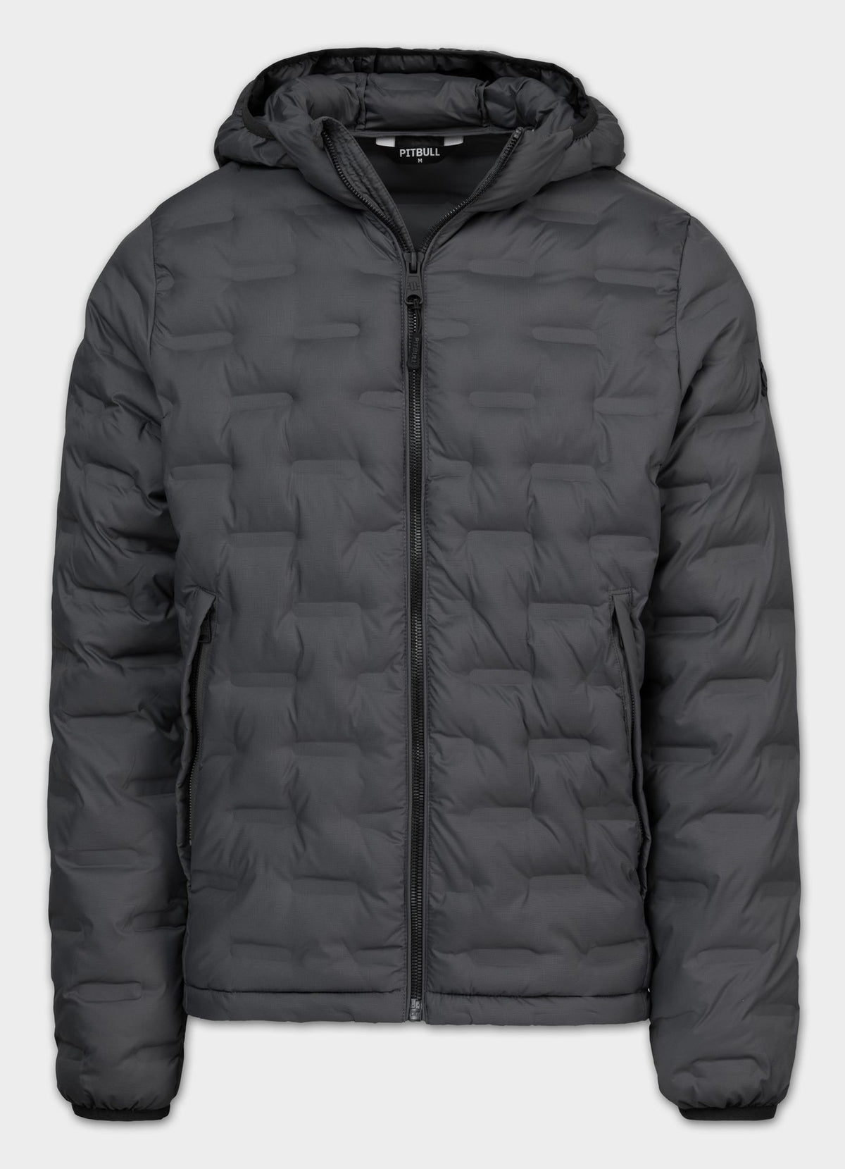 Quilted winter jacket with hood CAMINO