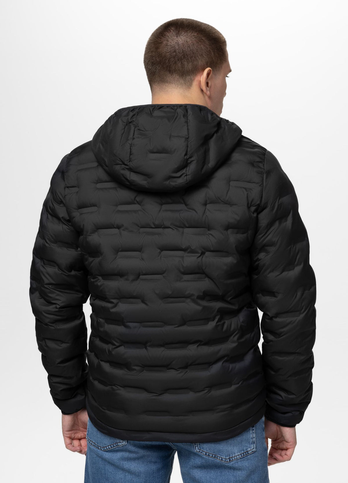 Quilted winter jacket with hood CAMINO
