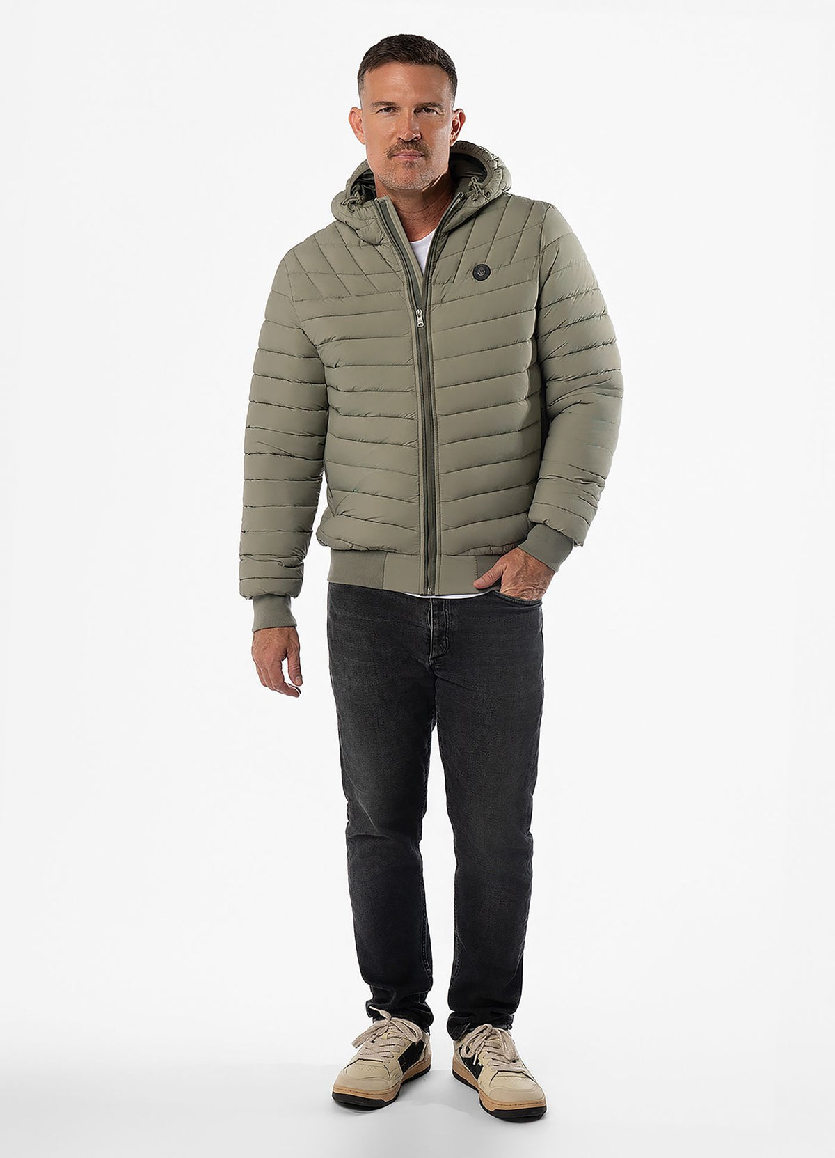 Quilted winter jacket with hood NAYLOR