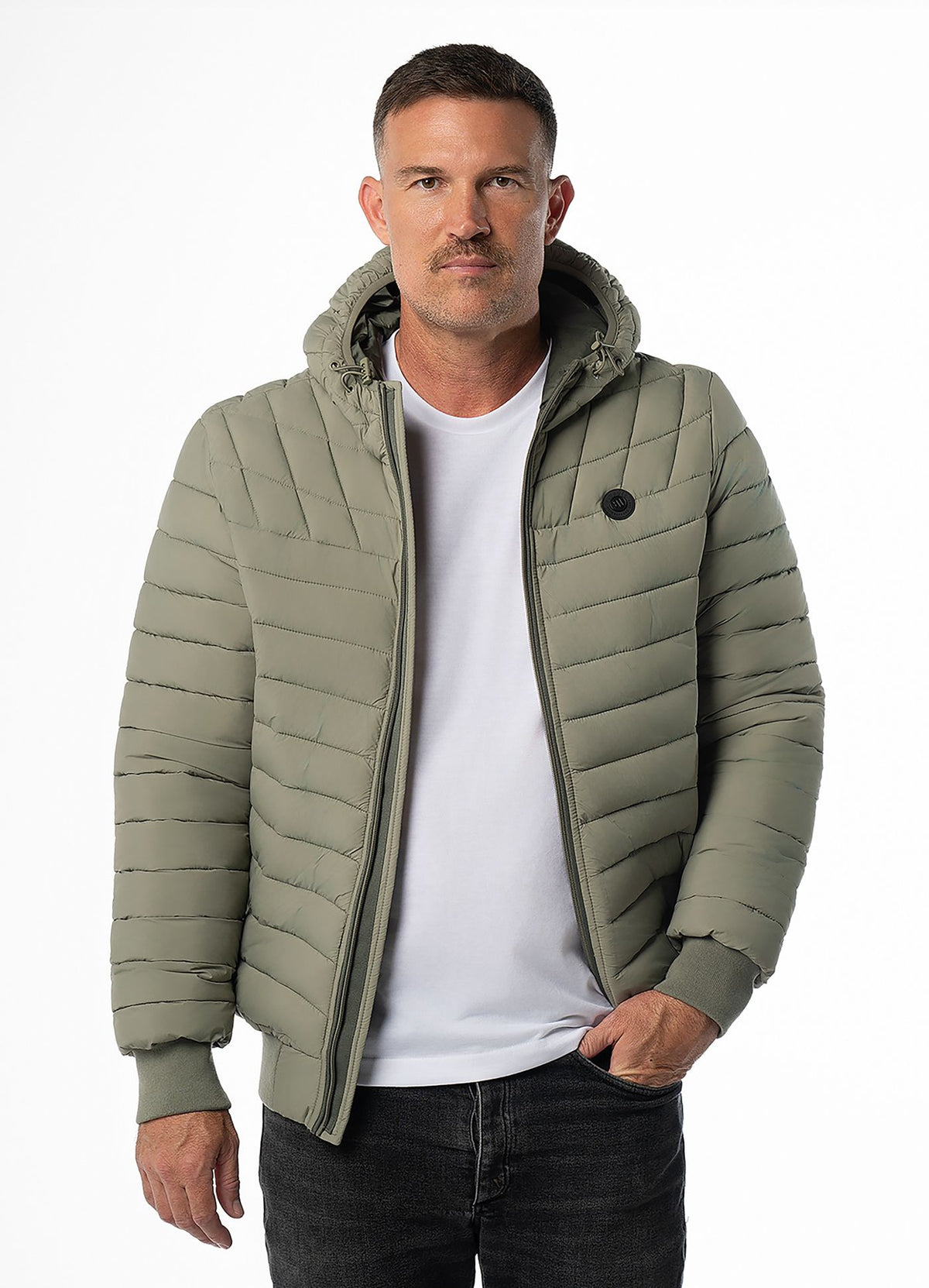 Quilted winter jacket with hood NAYLOR