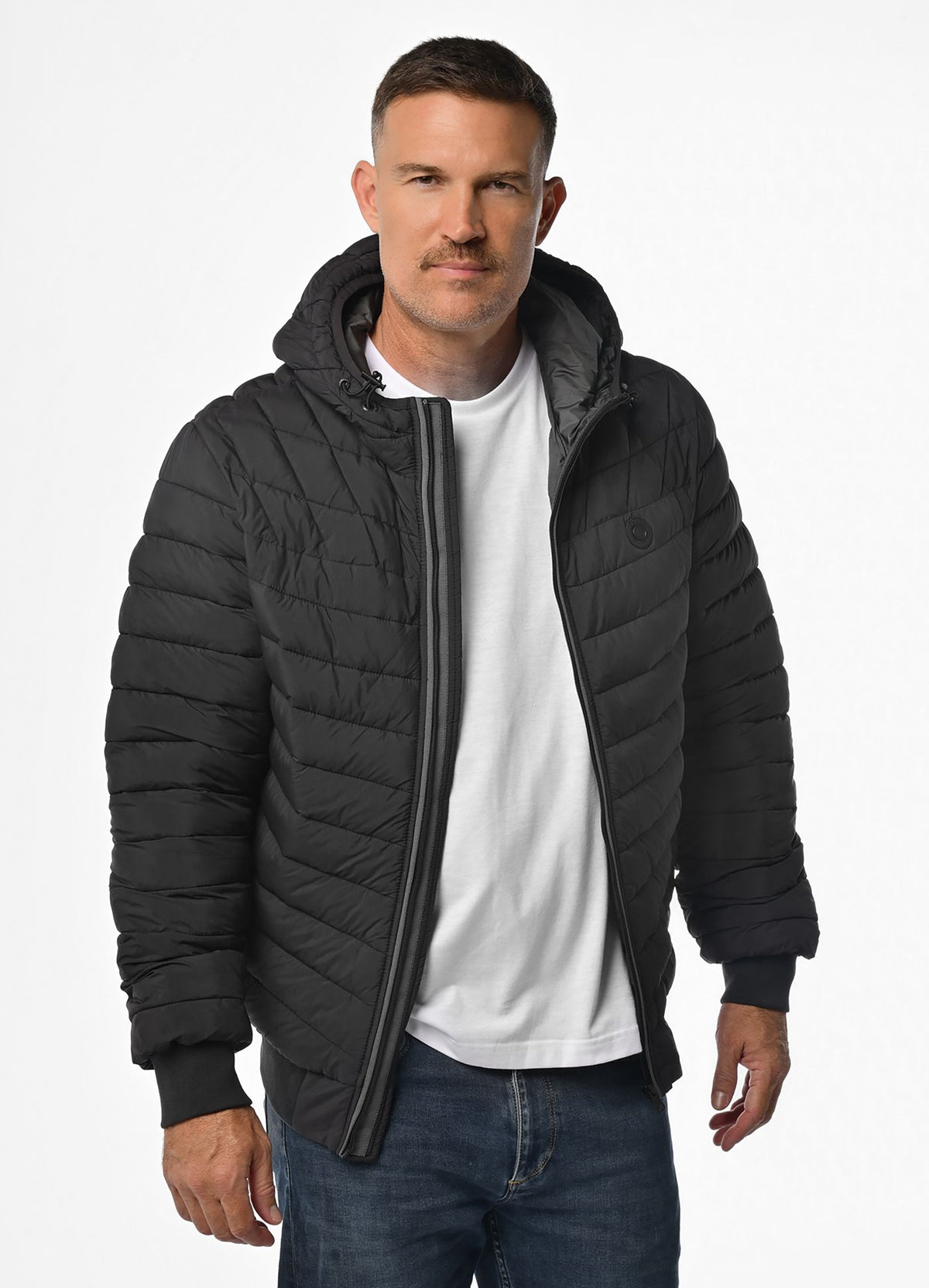 Quilted winter jacket with hood NAYLOR