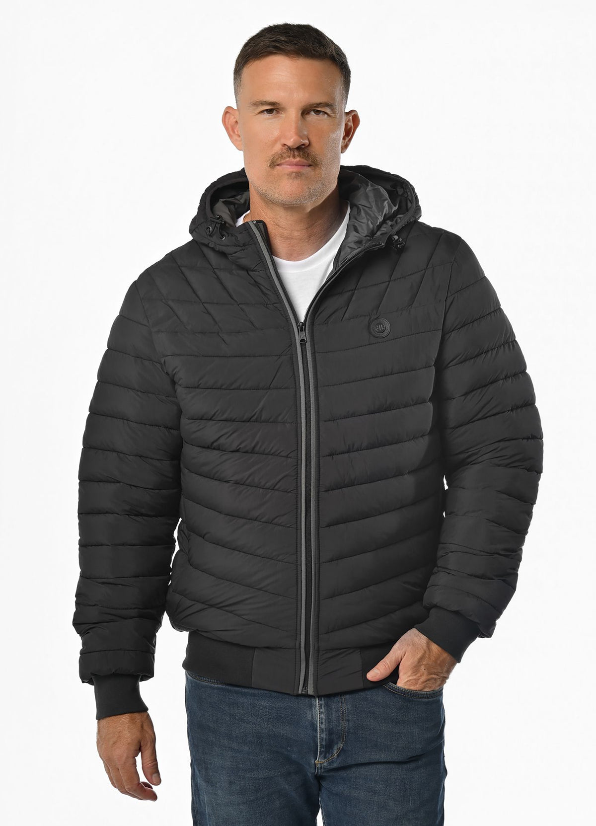 Quilted winter jacket with hood NAYLOR