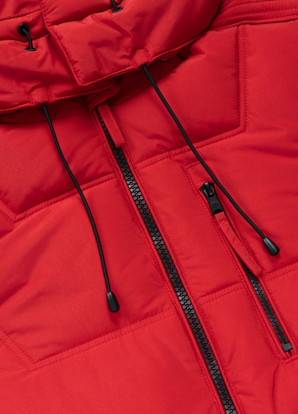 Quilted winter jacket with hood PIEDMONT