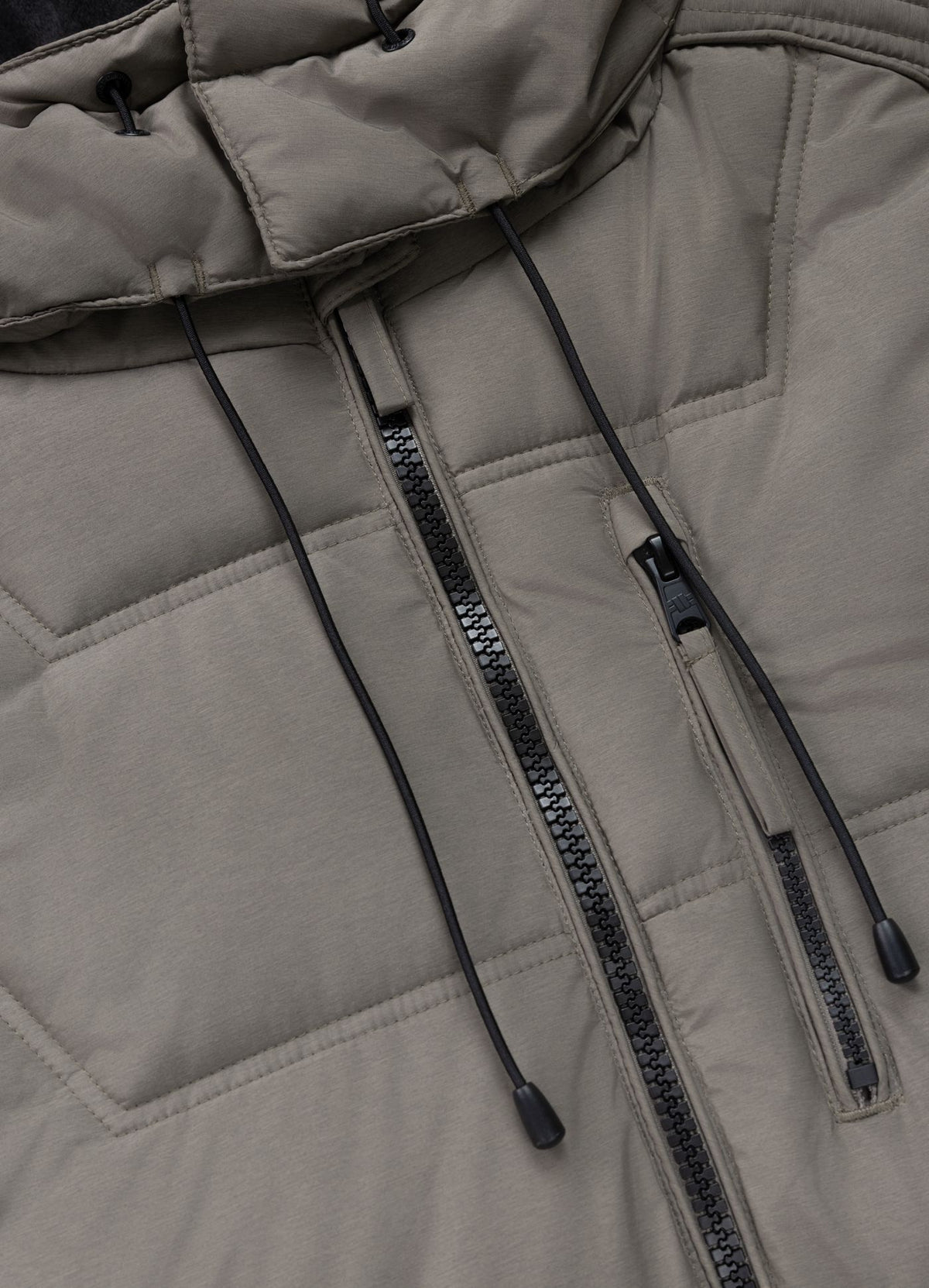 Quilted winter jacket with hood PIEDMONT