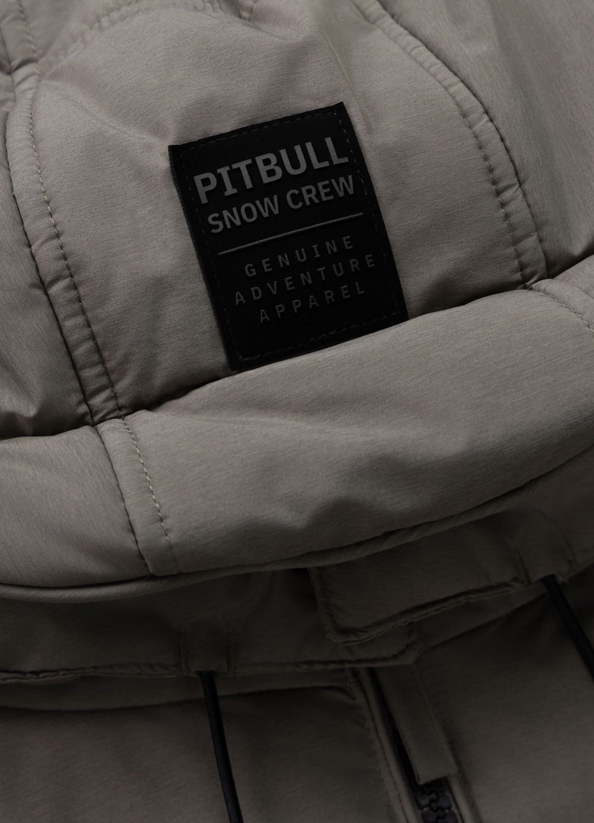 Quilted winter jacket with hood PIEDMONT