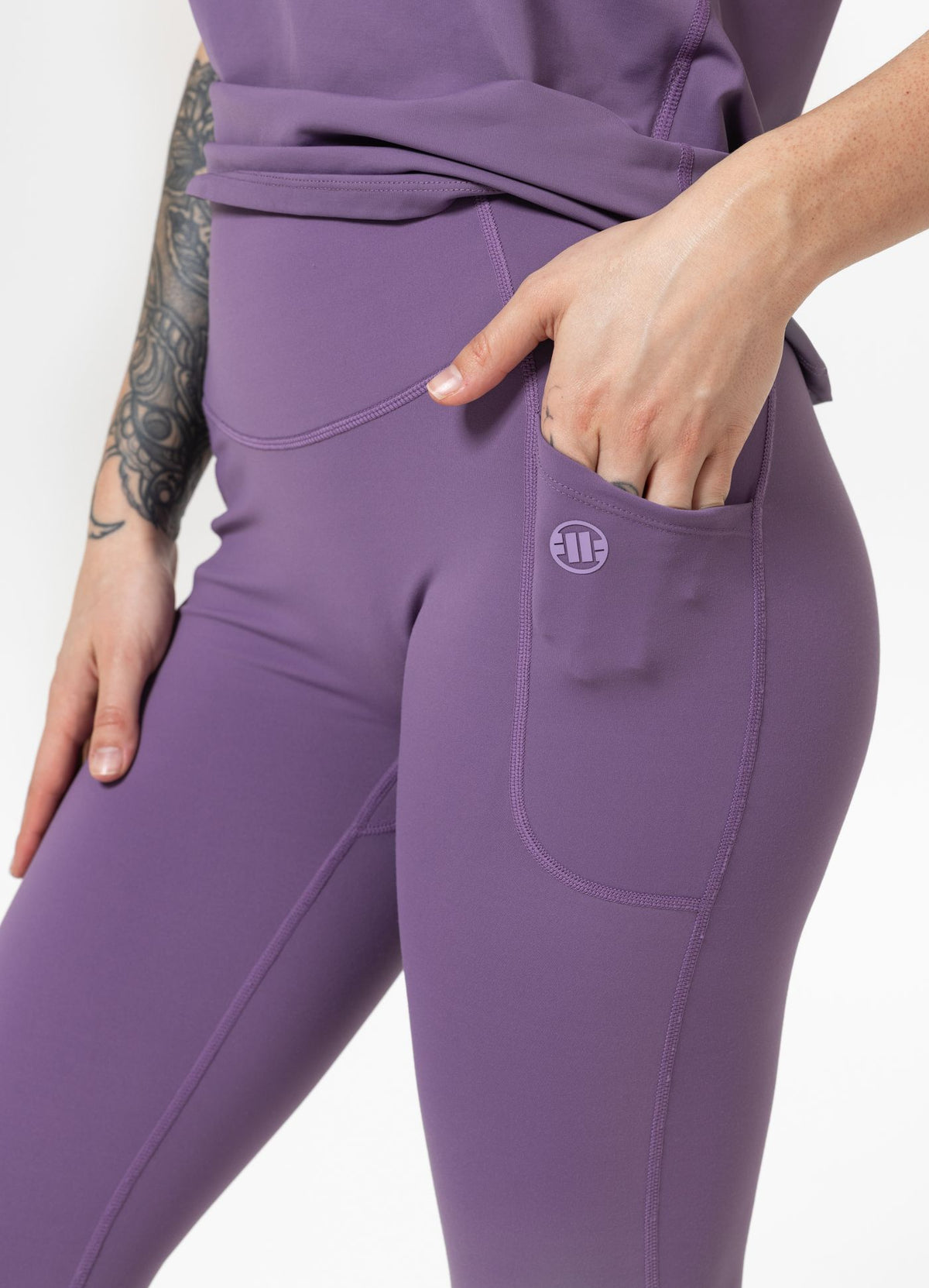 Women's Sports Leggings AVENIDA - Violet