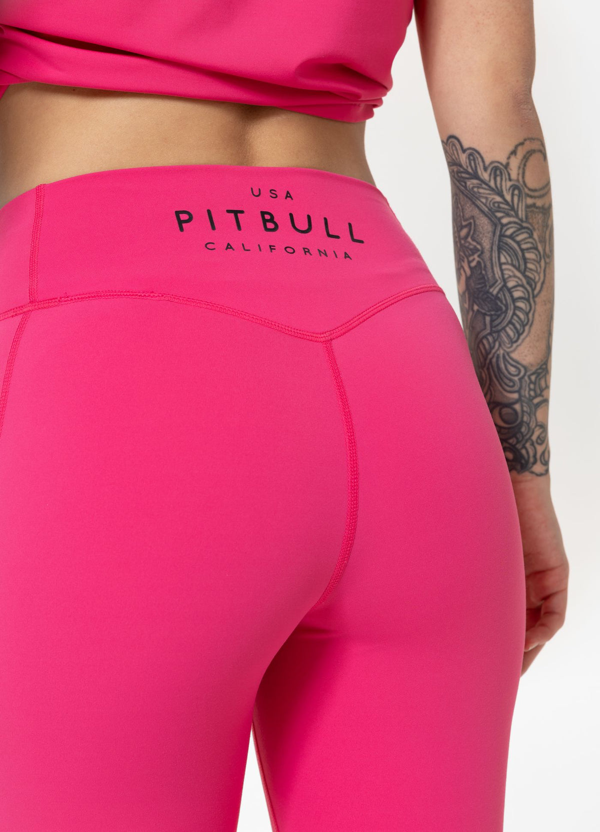 Women's Sports Leggings AVENIDA - Raspberry