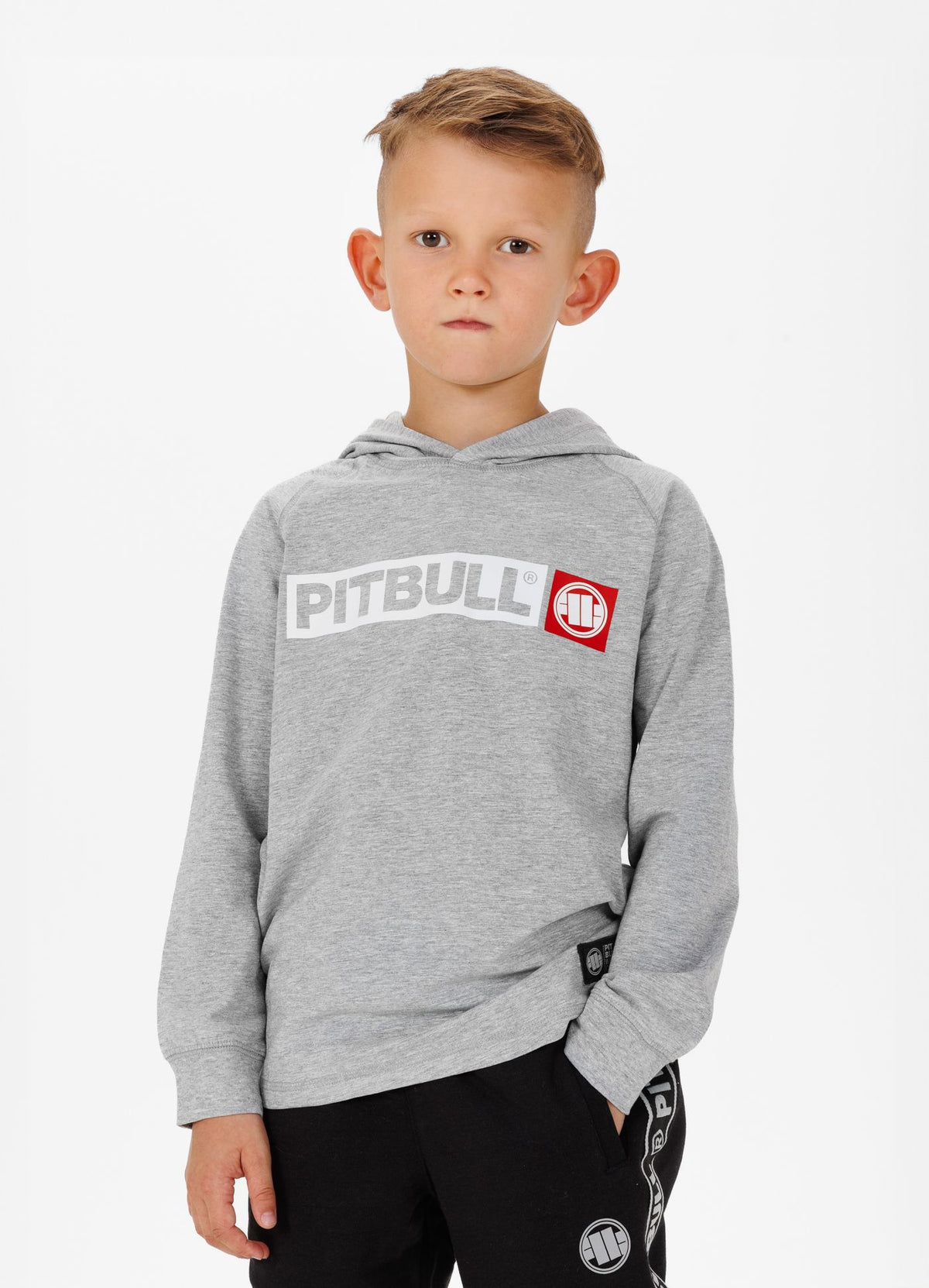 Kids hooded longsleeve shirt Hilltop