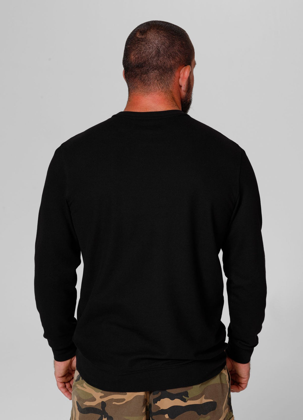 Men's Longsleeve Pique Rockey - Black