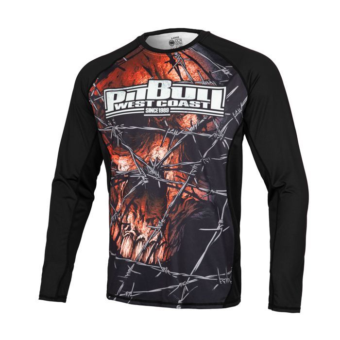 Long sleeve shirt Rashguard Mesh Performance Pro plus Wired Skull