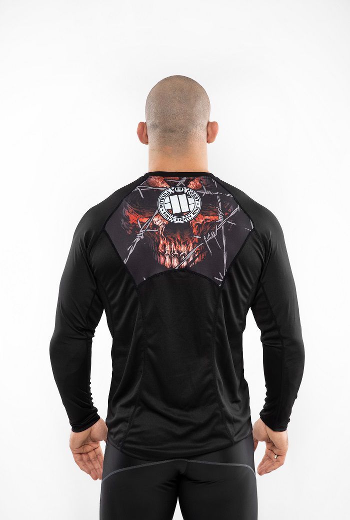 Long sleeve shirt Rashguard Mesh Performance Pro plus Wired Skull