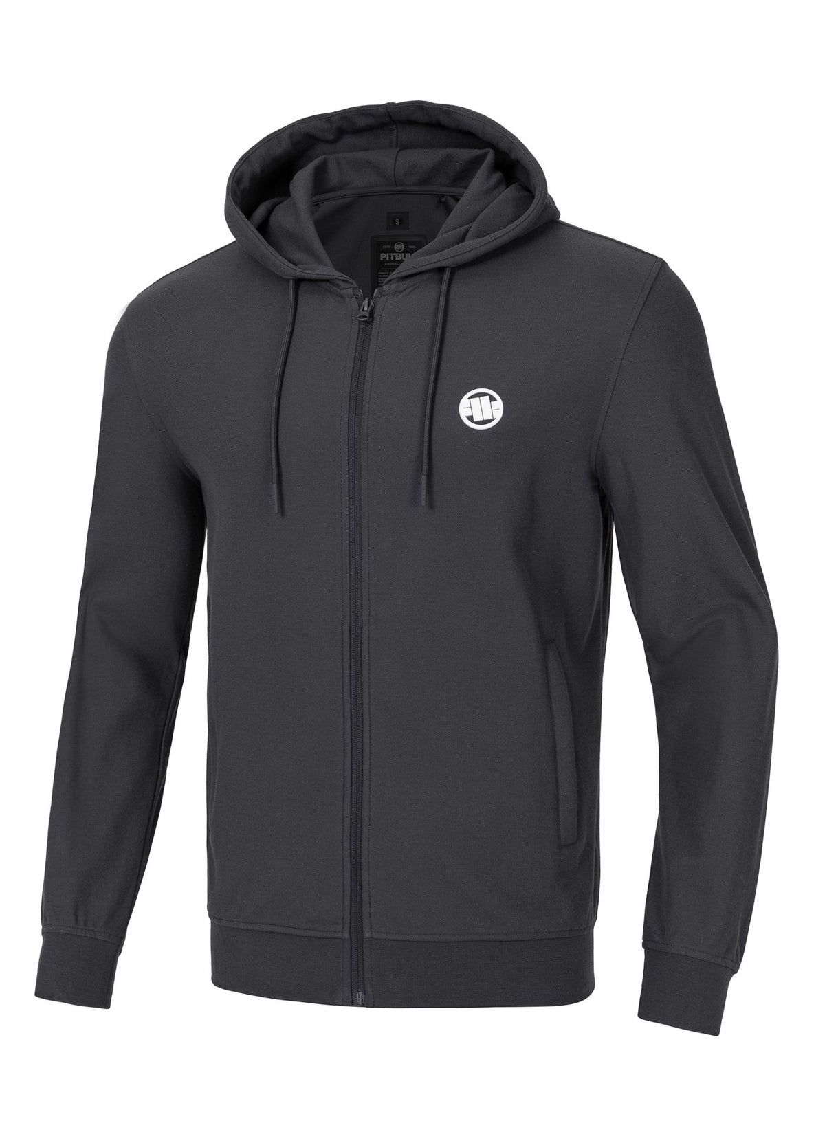 Men&#39;s Zip-up hoodie Pique Rockey - Graphite