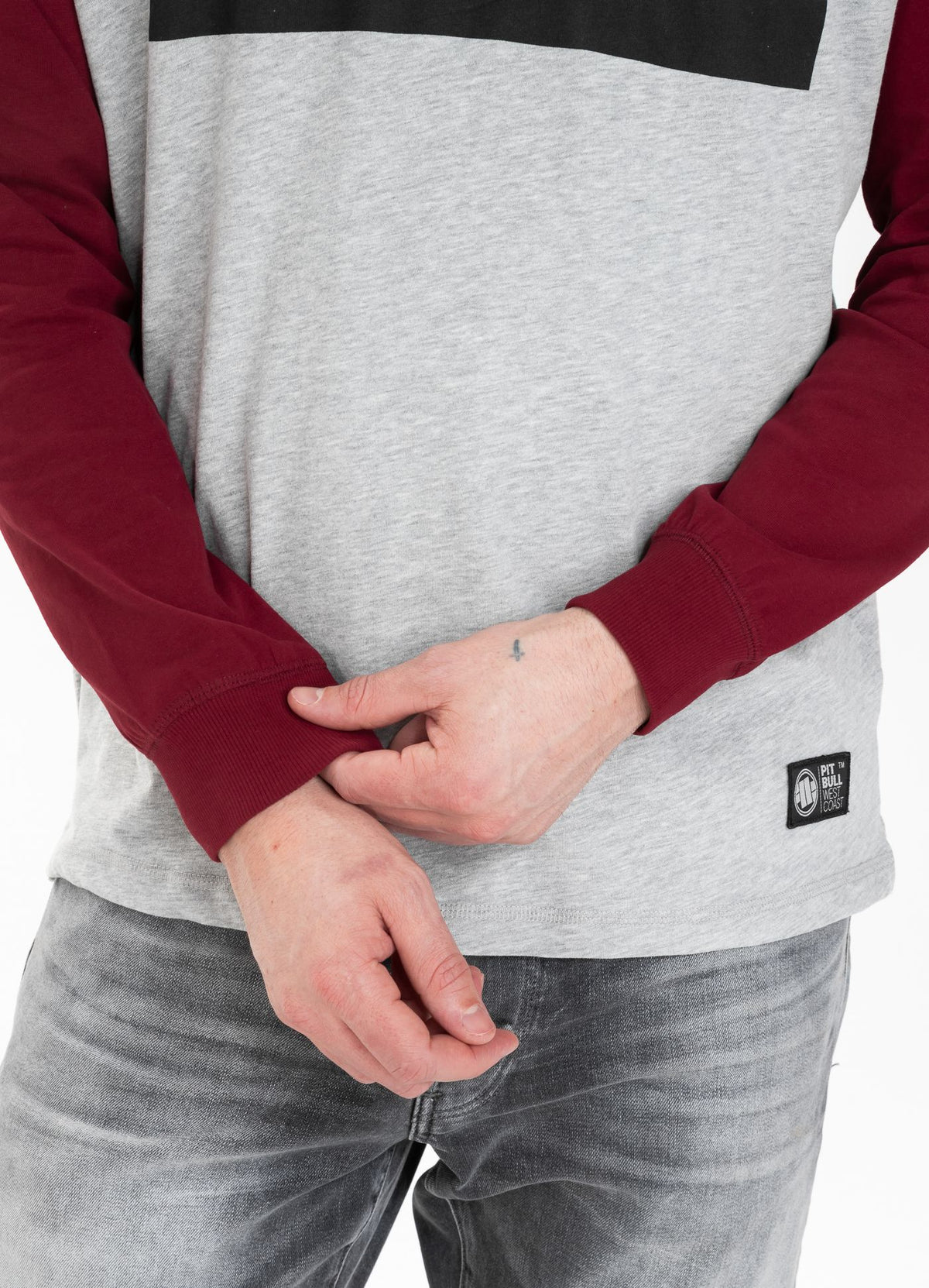 Hooded longsleeve Garment Washed Raglan California