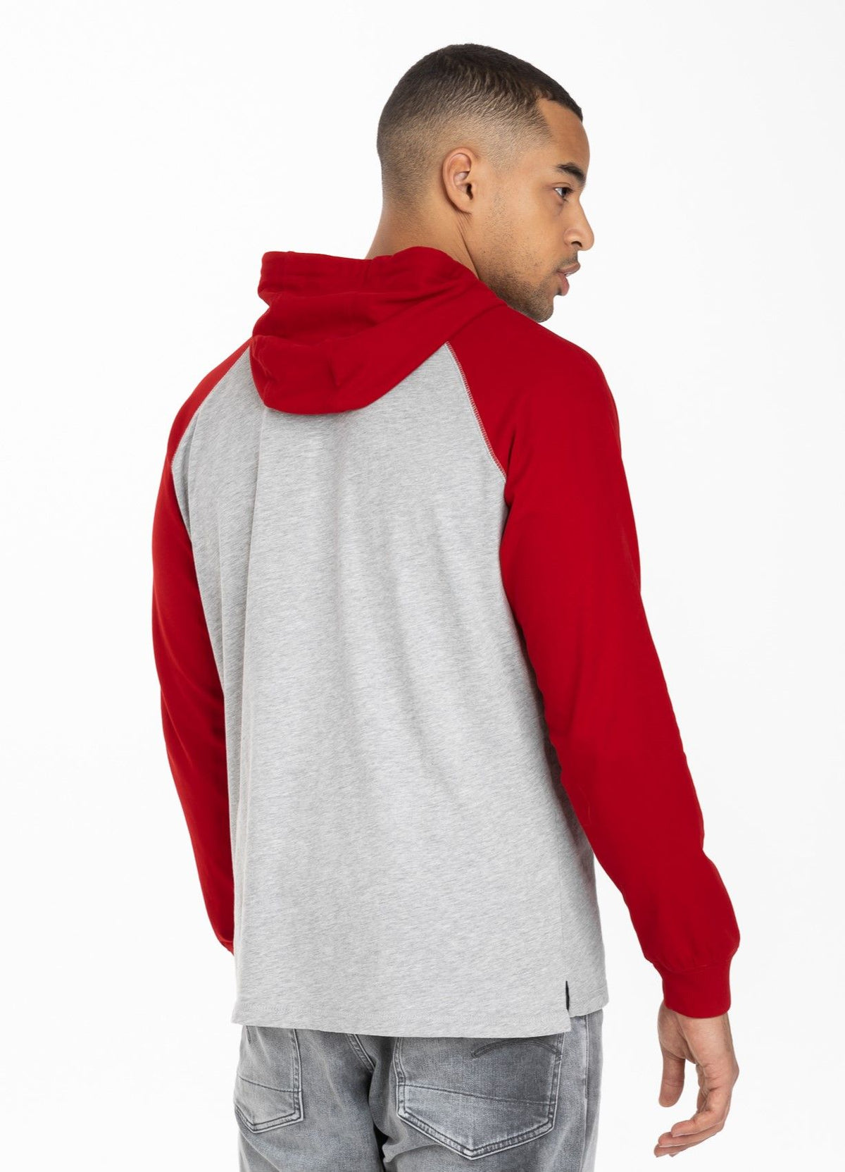 Hooded longsleeve Garment Washed Raglan California