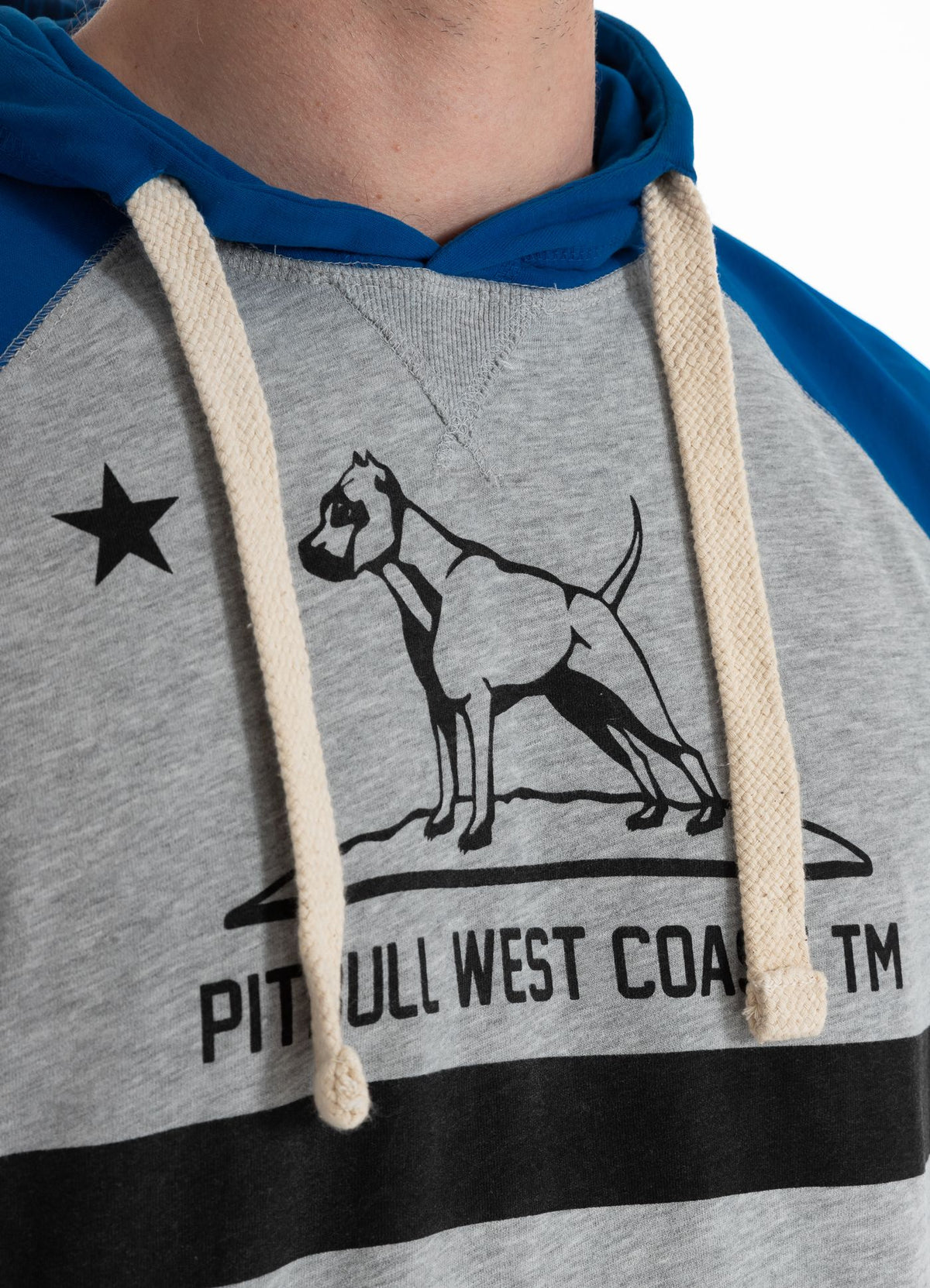 Hooded longsleeve Garment Washed Raglan California