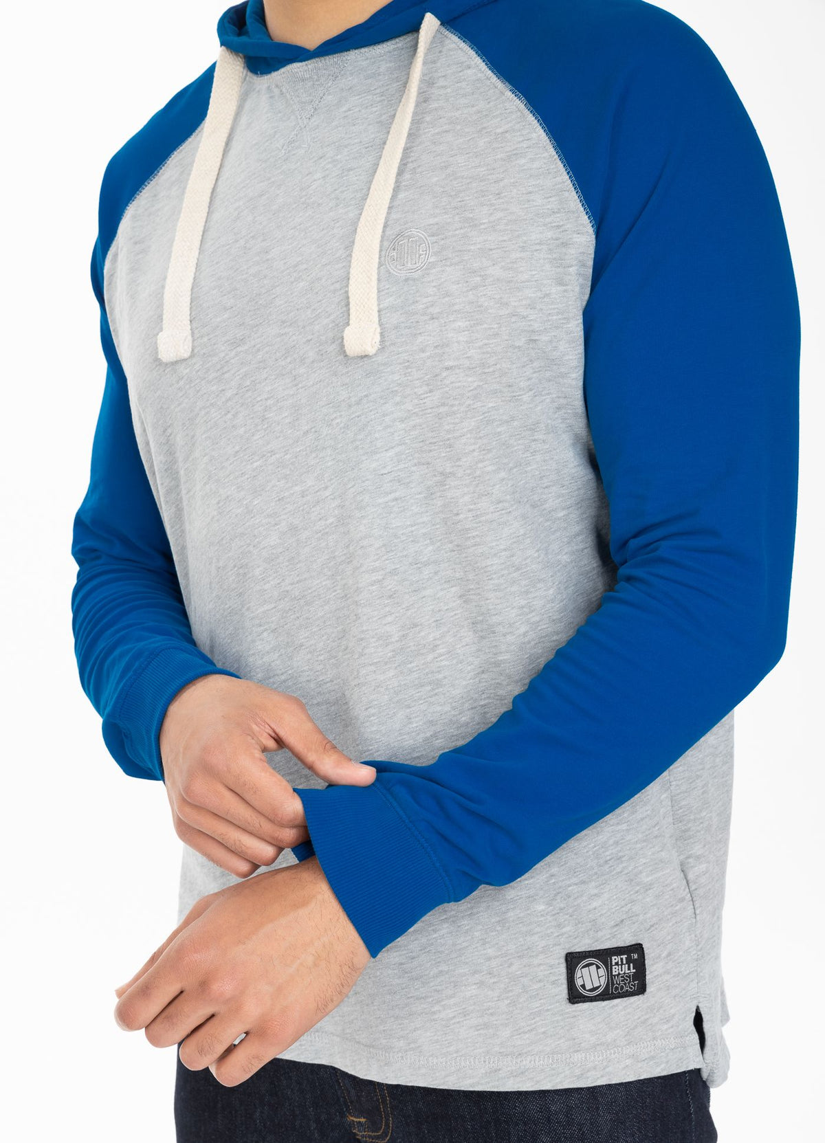 Hooded longsleeve Garment Washed Raglan Small Logo
