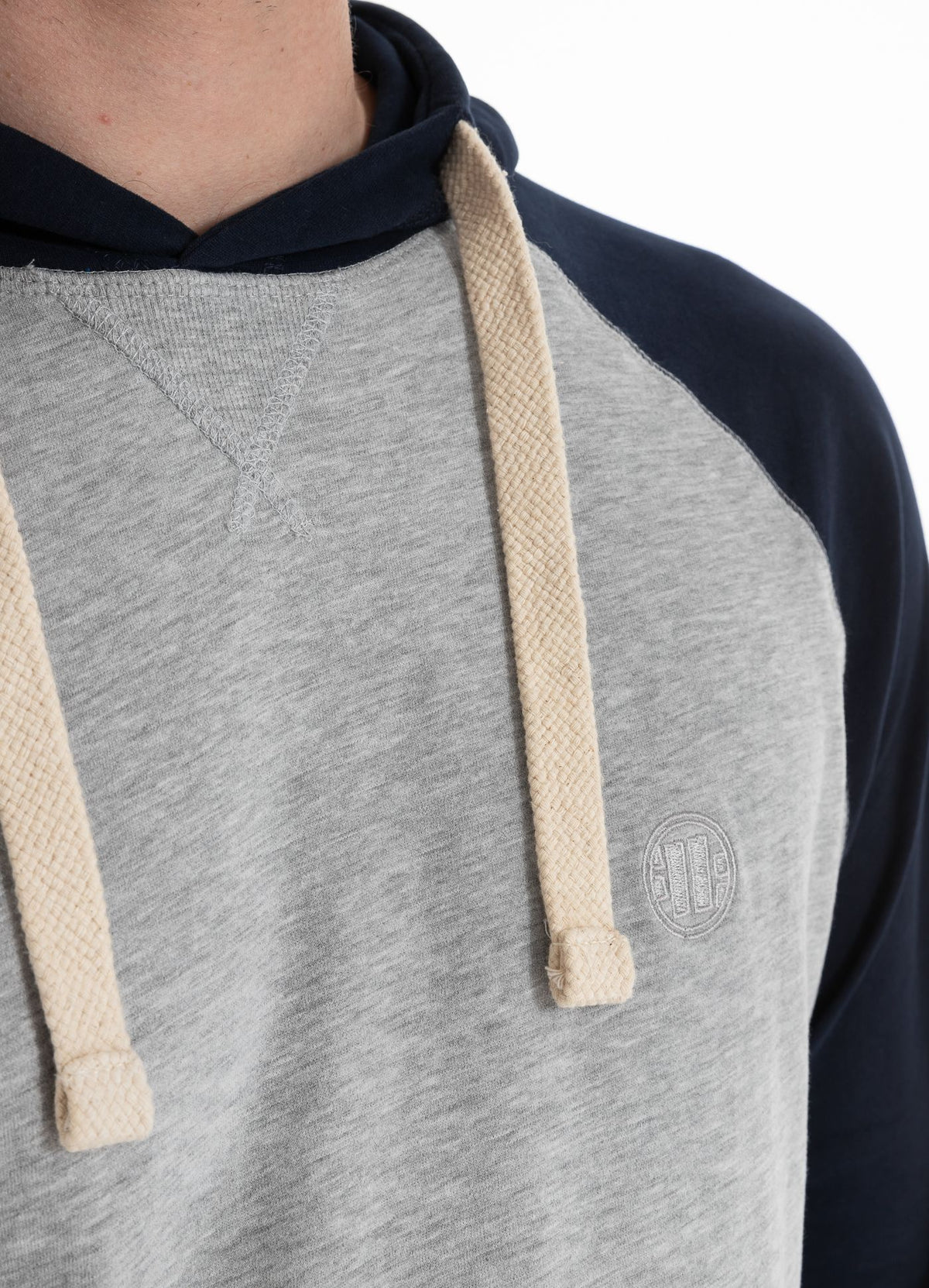 Hooded longsleeve Garment Washed Raglan Small Logo
