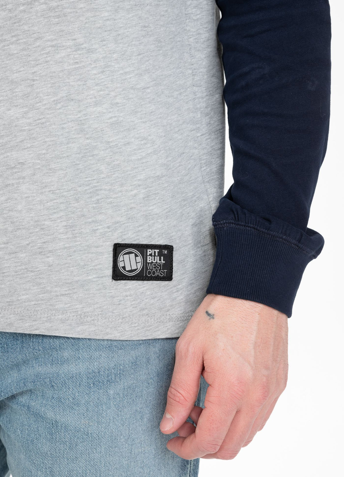 Hooded longsleeve Garment Washed Raglan Small Logo