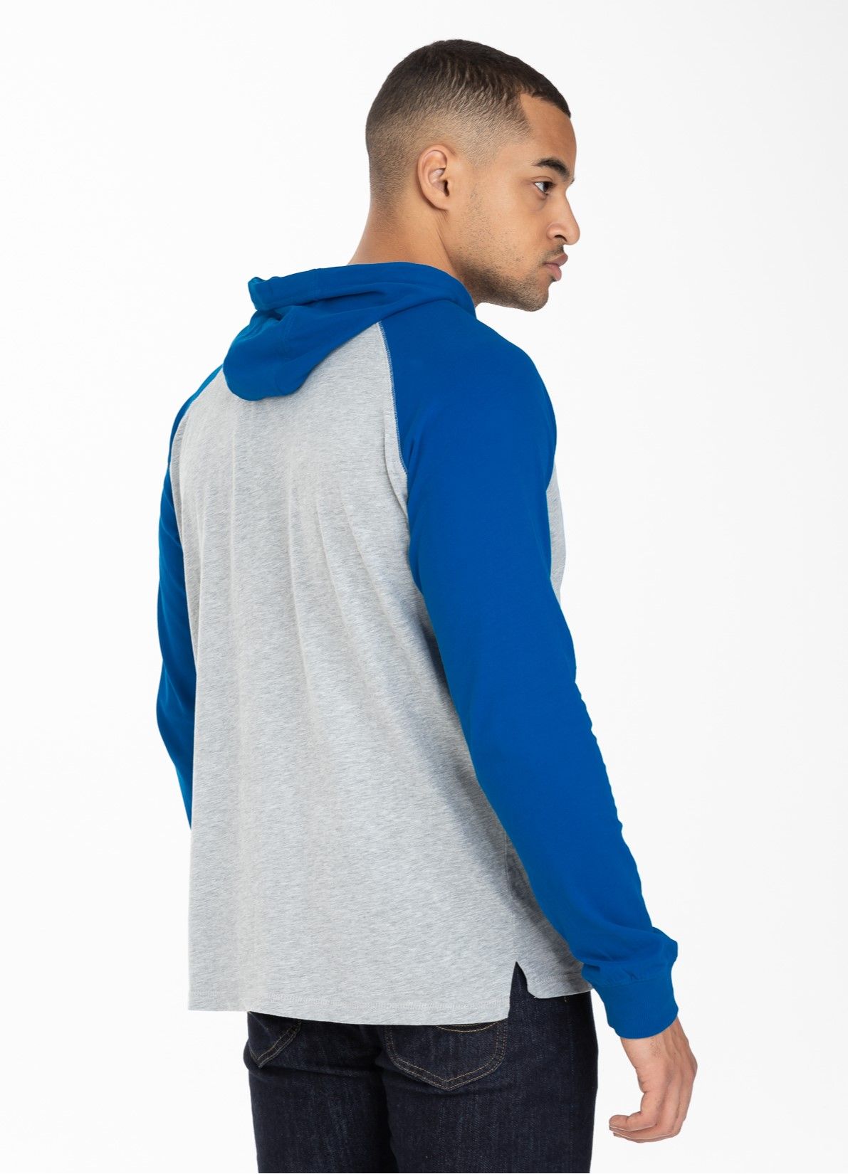 Hooded longsleeve Garment Washed Raglan Small Logo