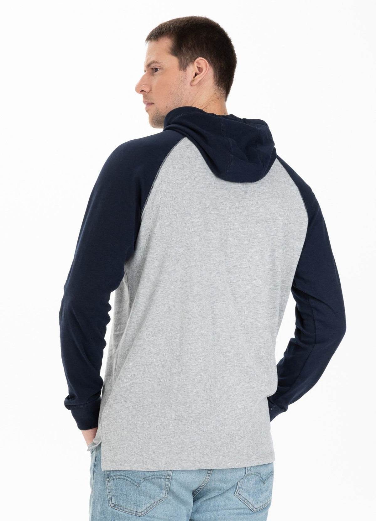 Hooded longsleeve Garment Washed Raglan Small Logo