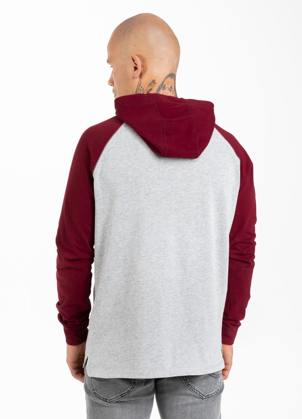 Hooded longsleeve Garment Washed Raglan Small Logo