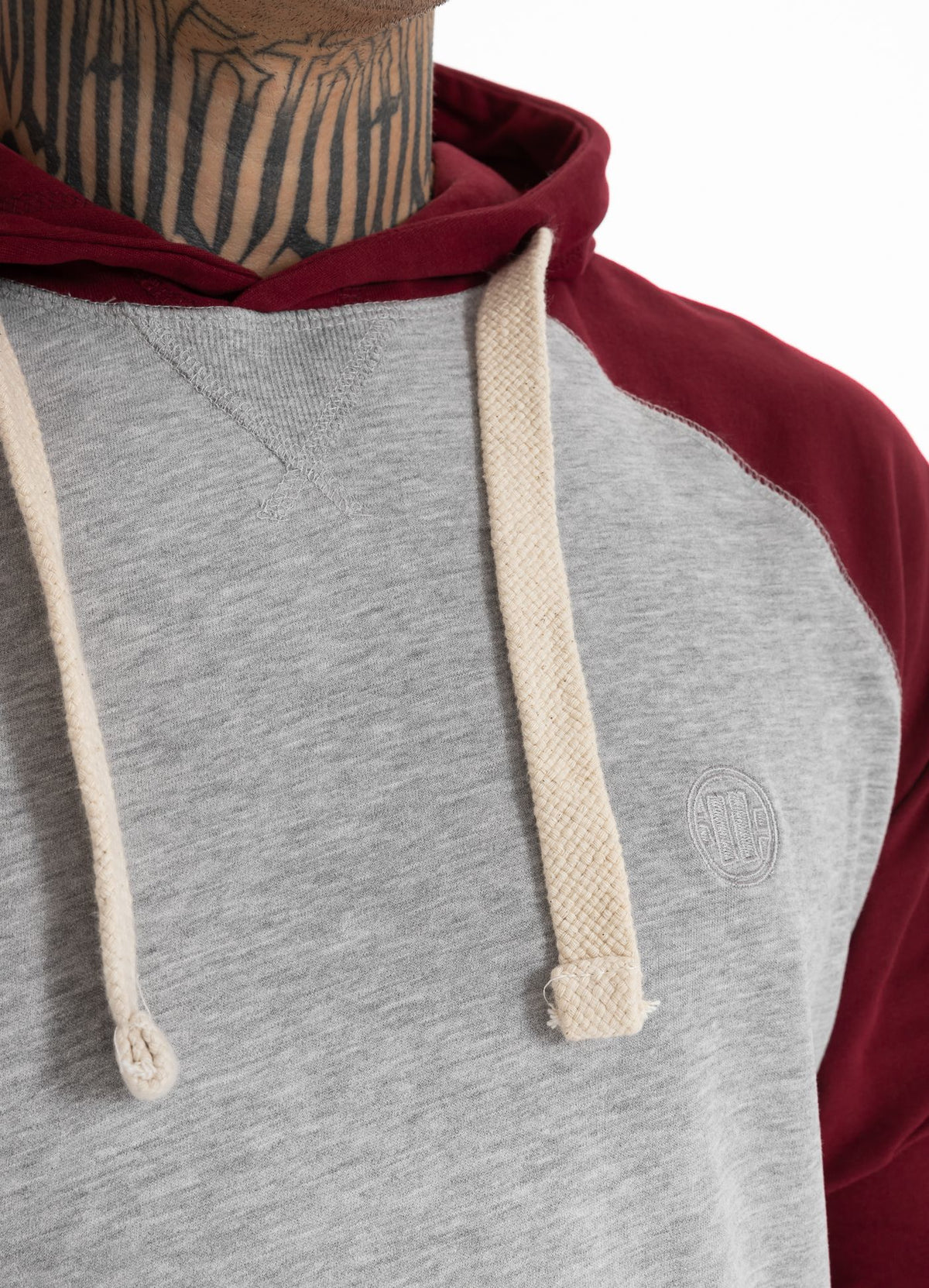 Hooded longsleeve Garment Washed Raglan Small Logo