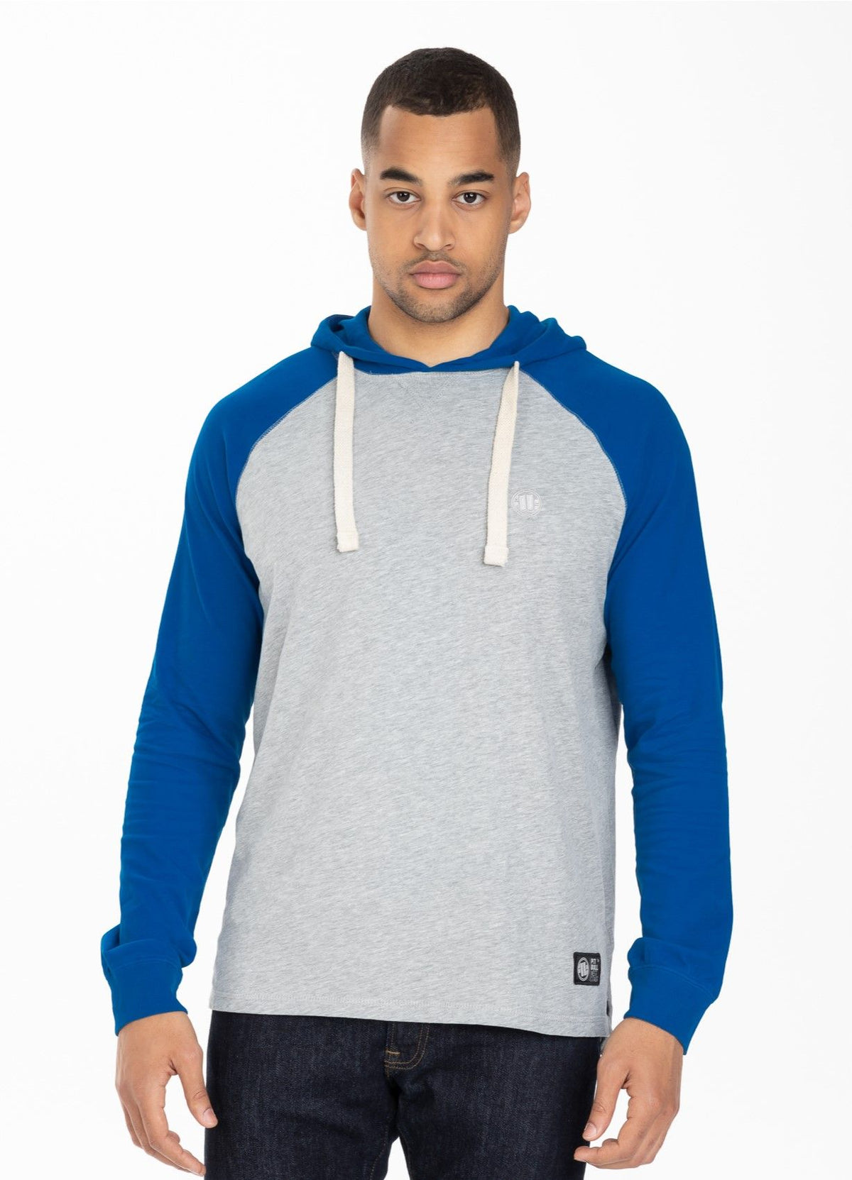 Hooded longsleeve Garment Washed Raglan Small Logo