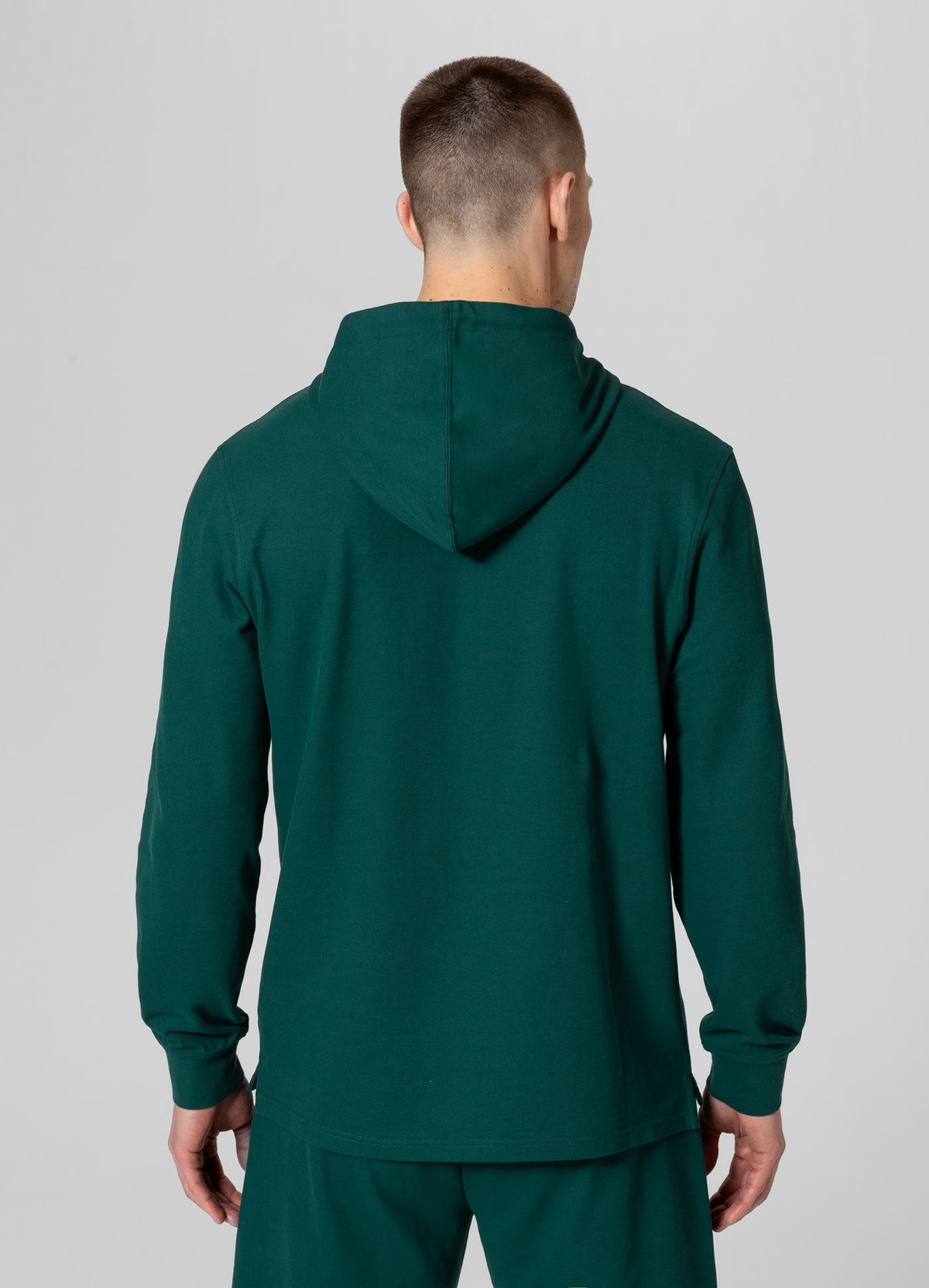 Men's Hoodie Pique Rockey - Dark green