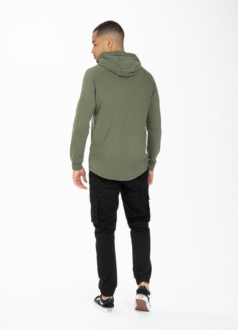 Hooded Longsleeve Spandex Small Logo