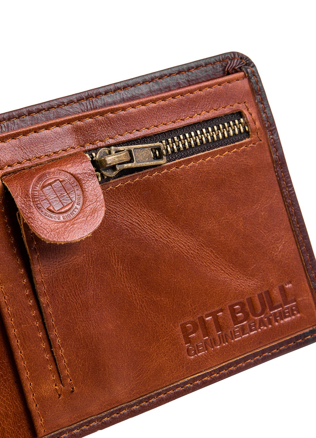 Leather wallet Brant