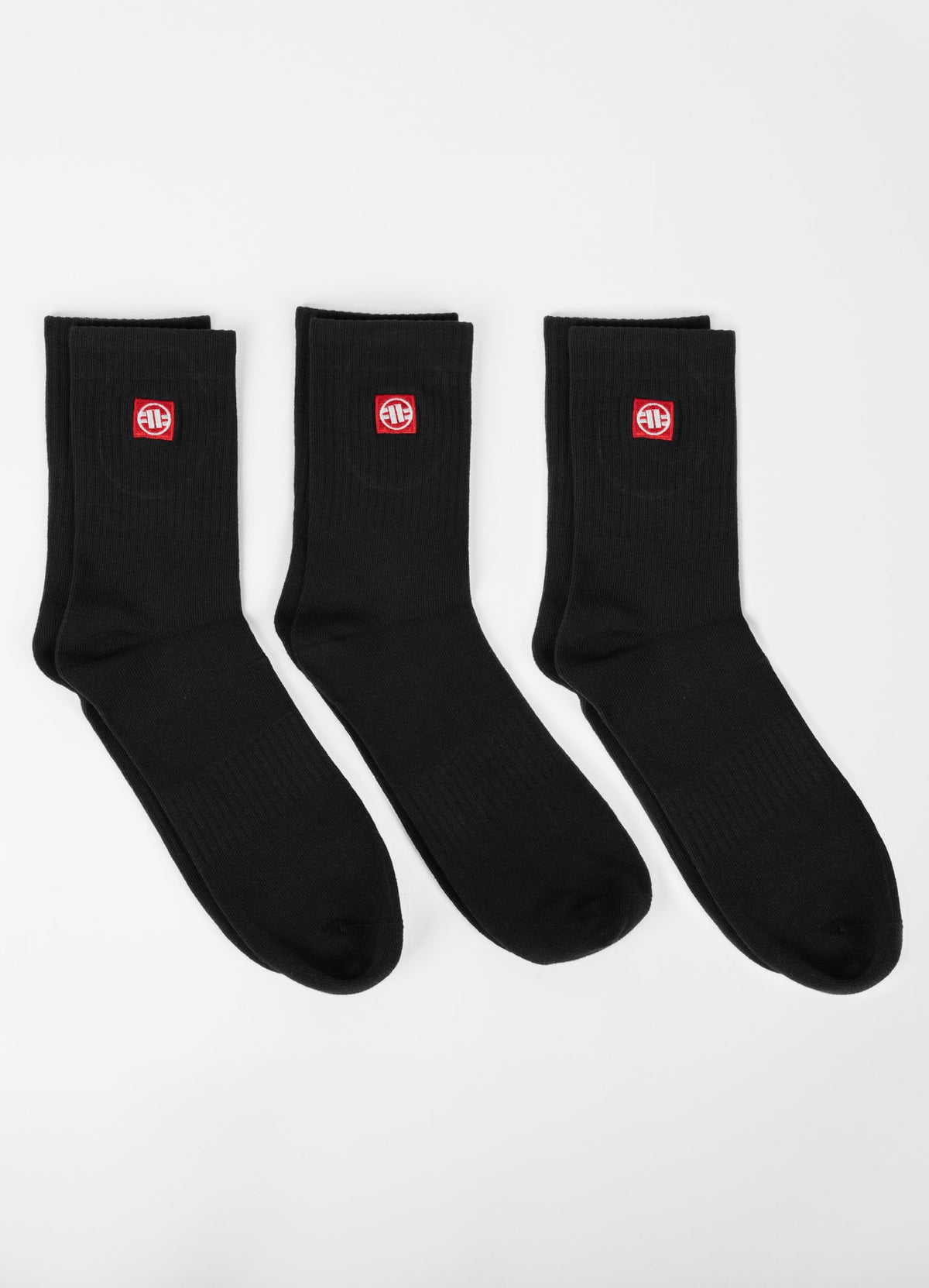 Socks High Ankle Logo thin 3-pack