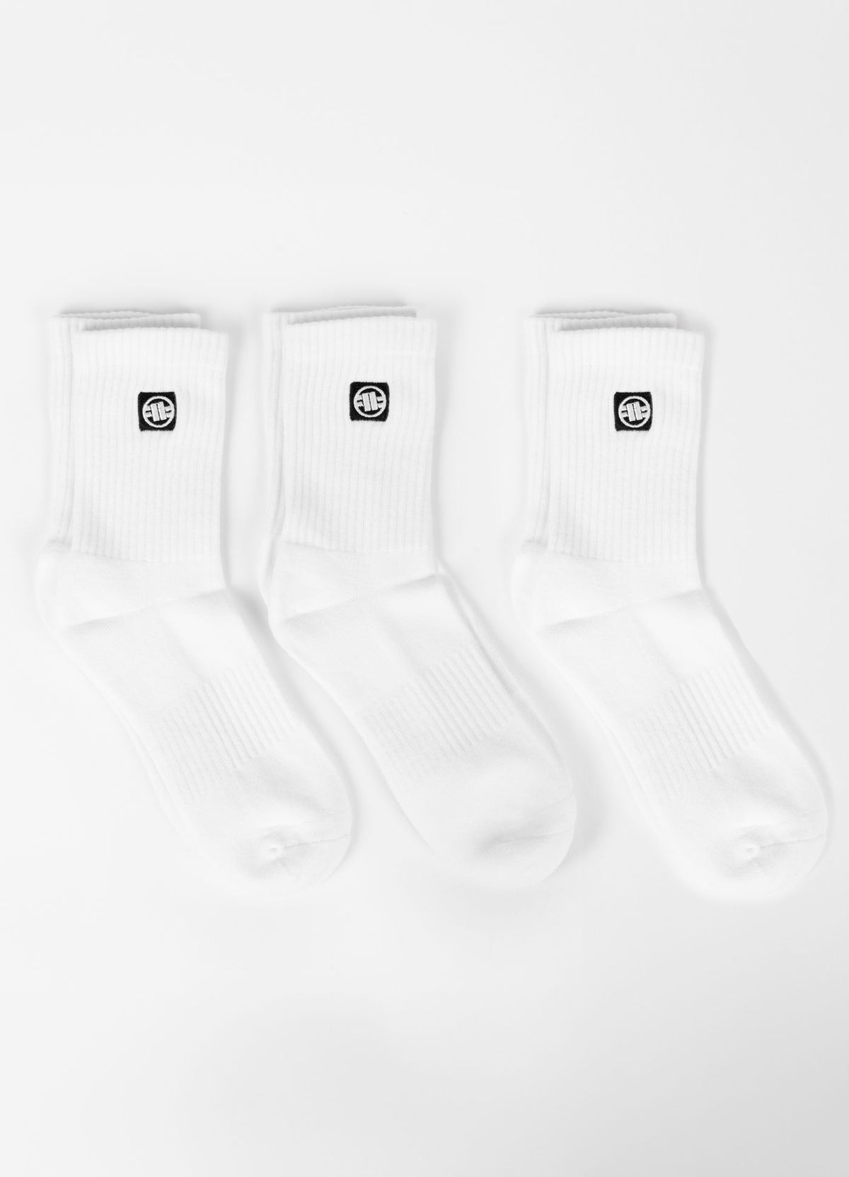Socks High Ankle Logo thick 3-pack