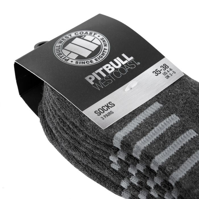 Socks Low Ankle thick 3-pack