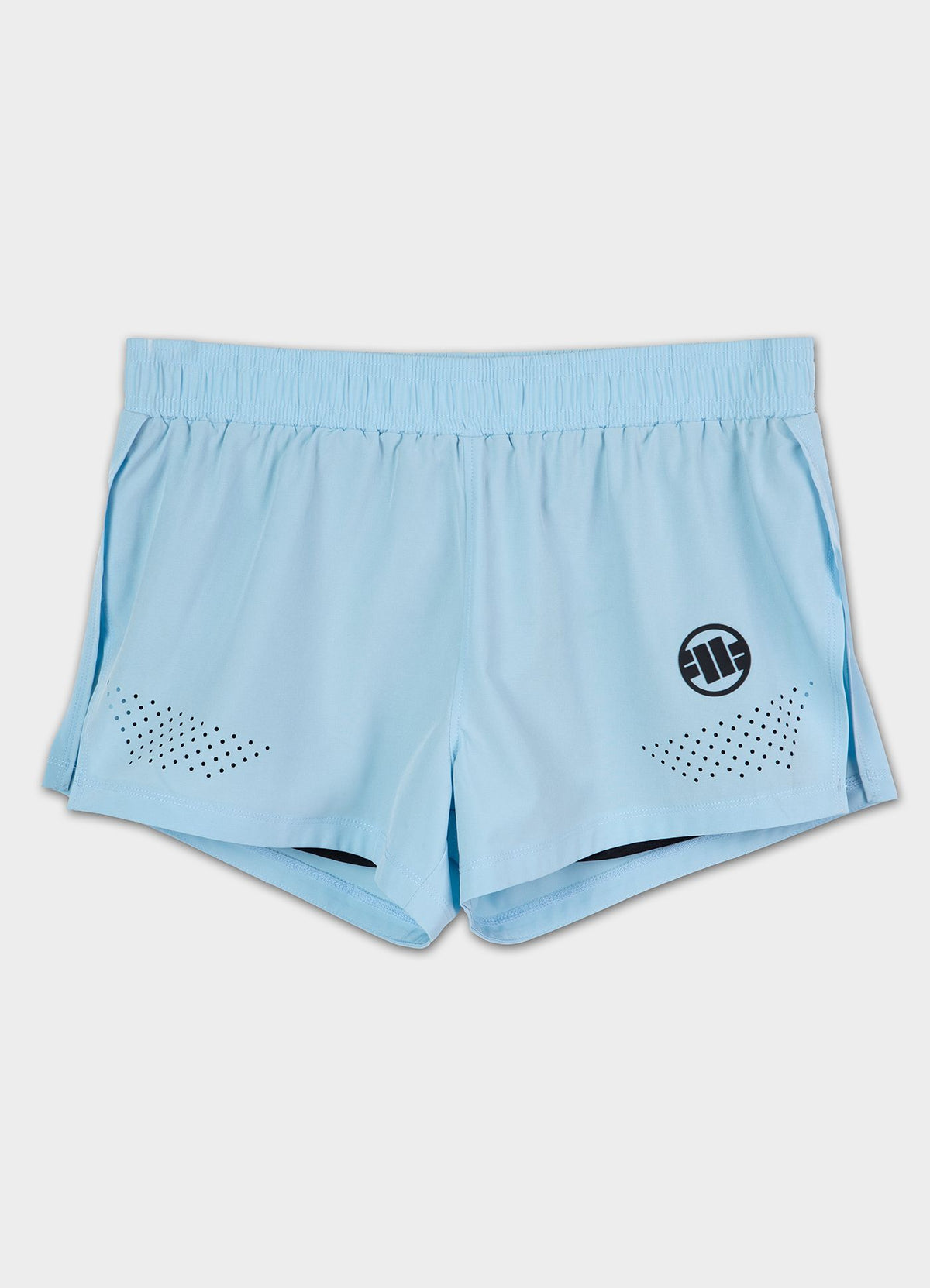 Women&#39;s Shorts Performance Pro plus Small Logo - Light blue