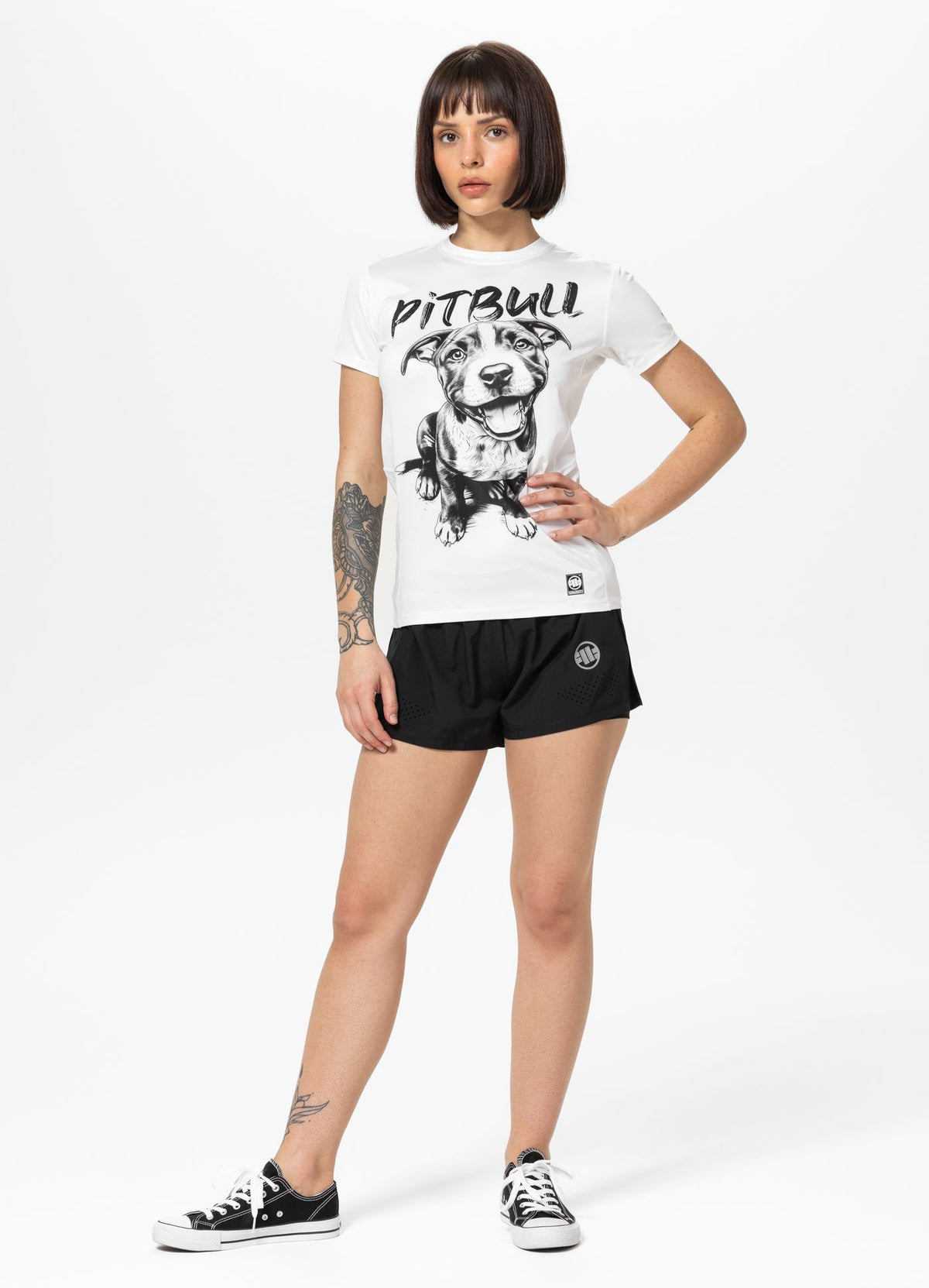 Women&#39;s Shorts Performance Pro plus Small Logo - Black