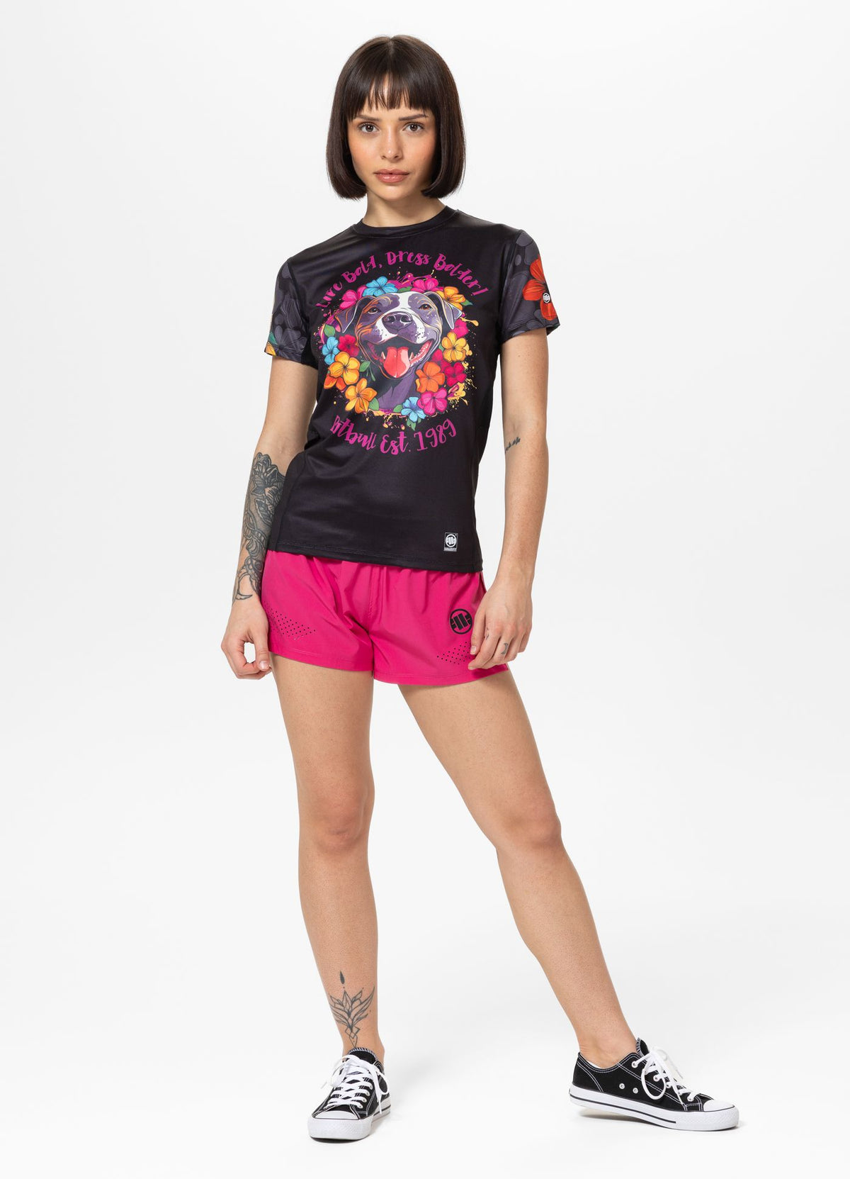 Women's Shorts Performance Pro plus Small Logo - Pink