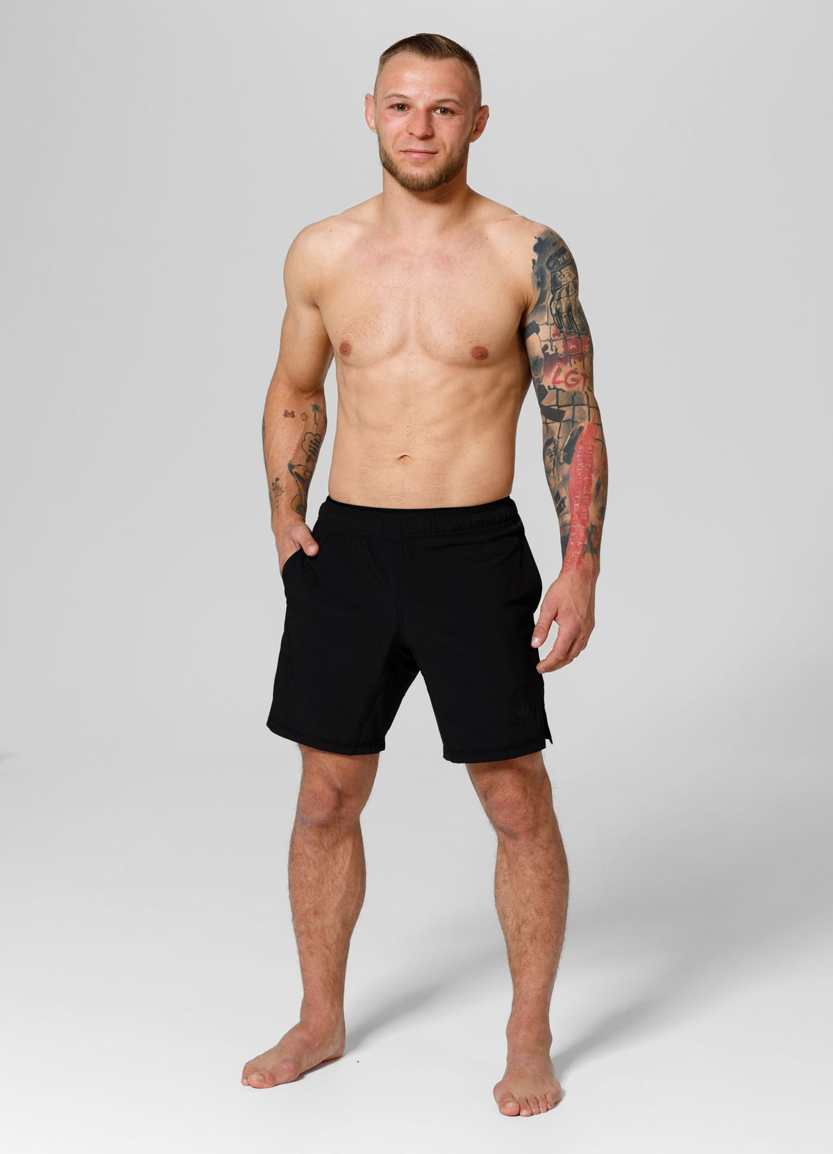 Sports shorts Performance Pro plus Inside Solid Black