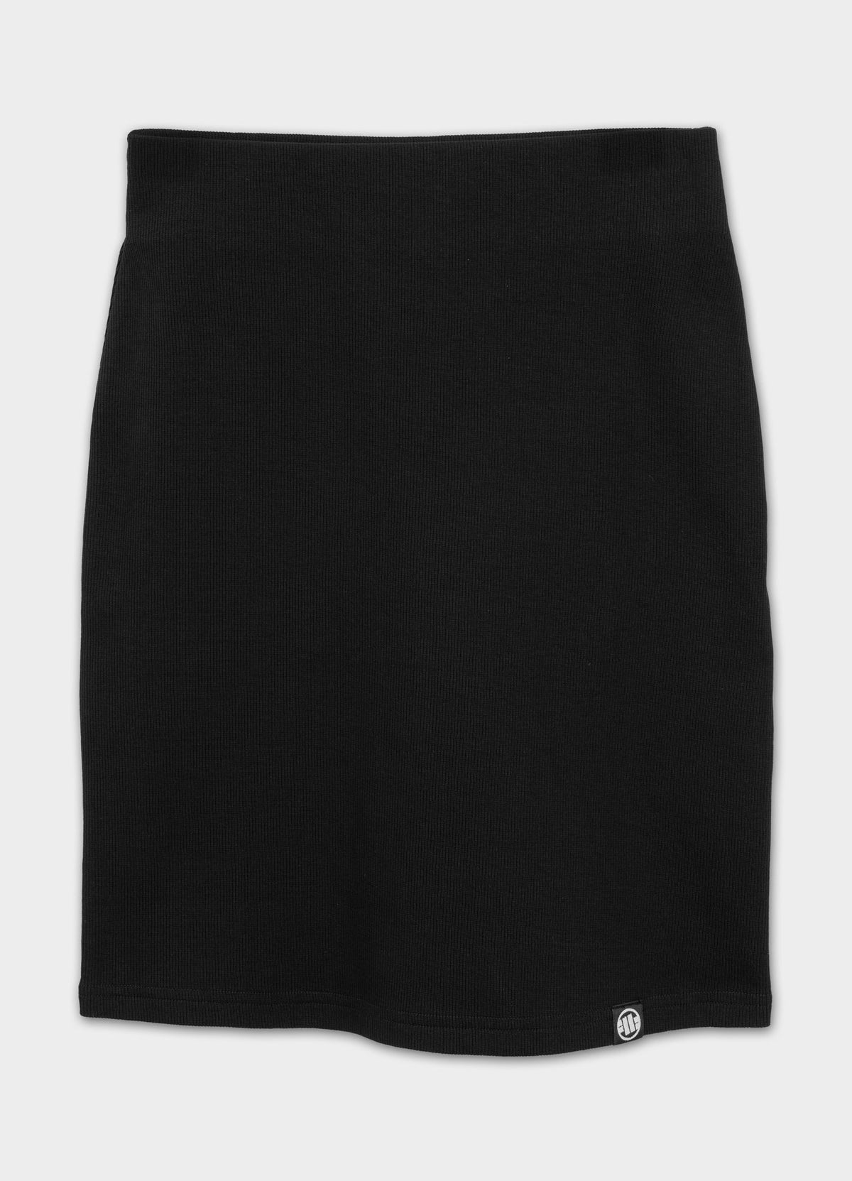 Women's Mini skirt Rib - Black