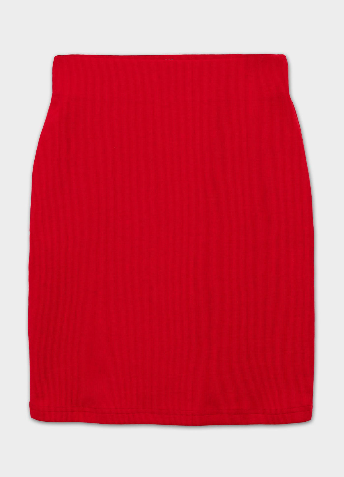 Women's Mini skirt Rib - Red