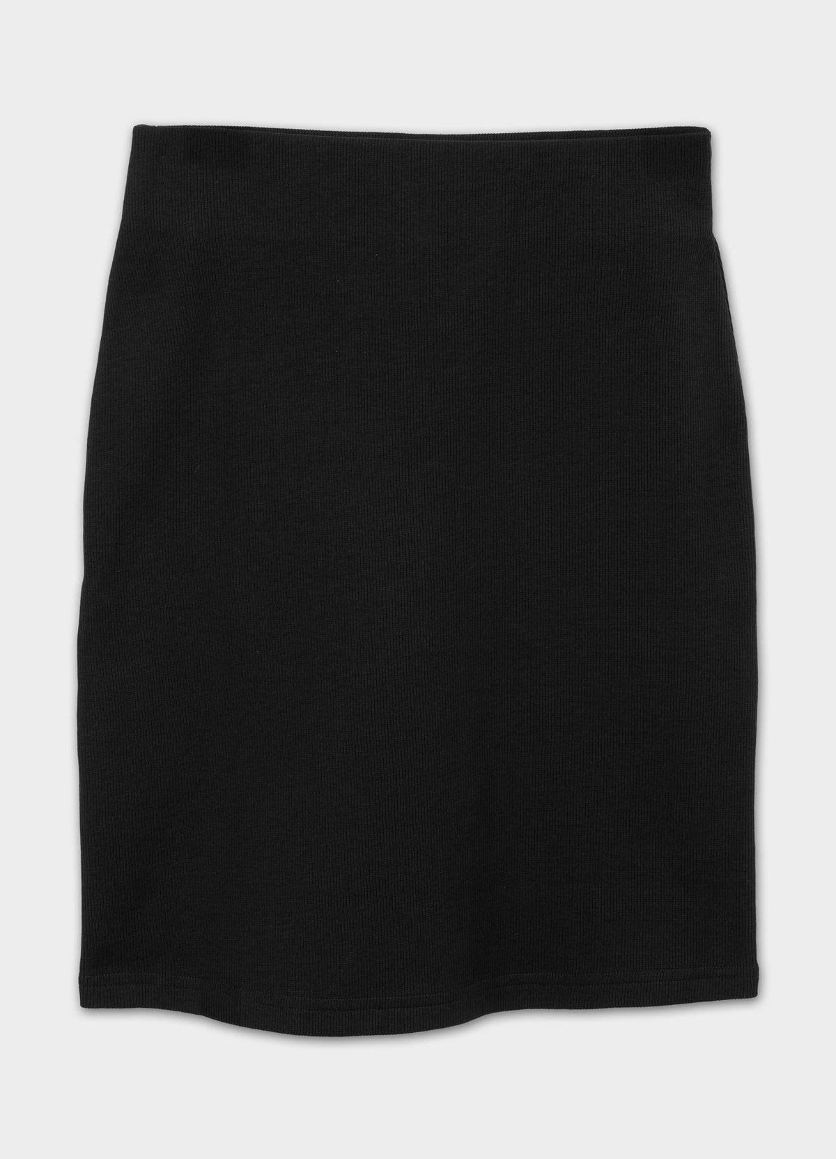 Women's Mini skirt Rib - Black