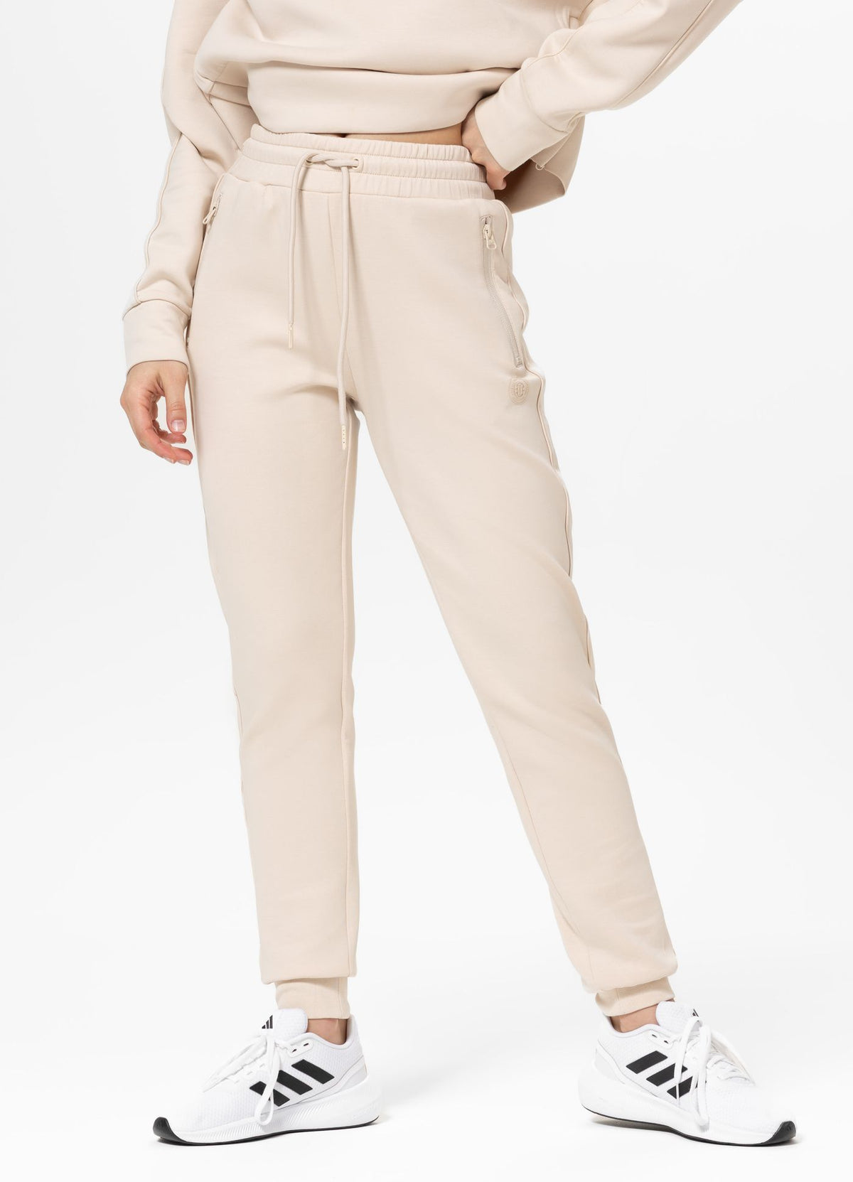 Women&#39;s sweatpants DISCOVERY - Sand